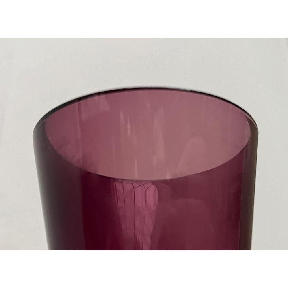 Jarrón de cristal diábolo de mediados de siglo de Ingrid Glas, Alemania, años 60 en venta 5