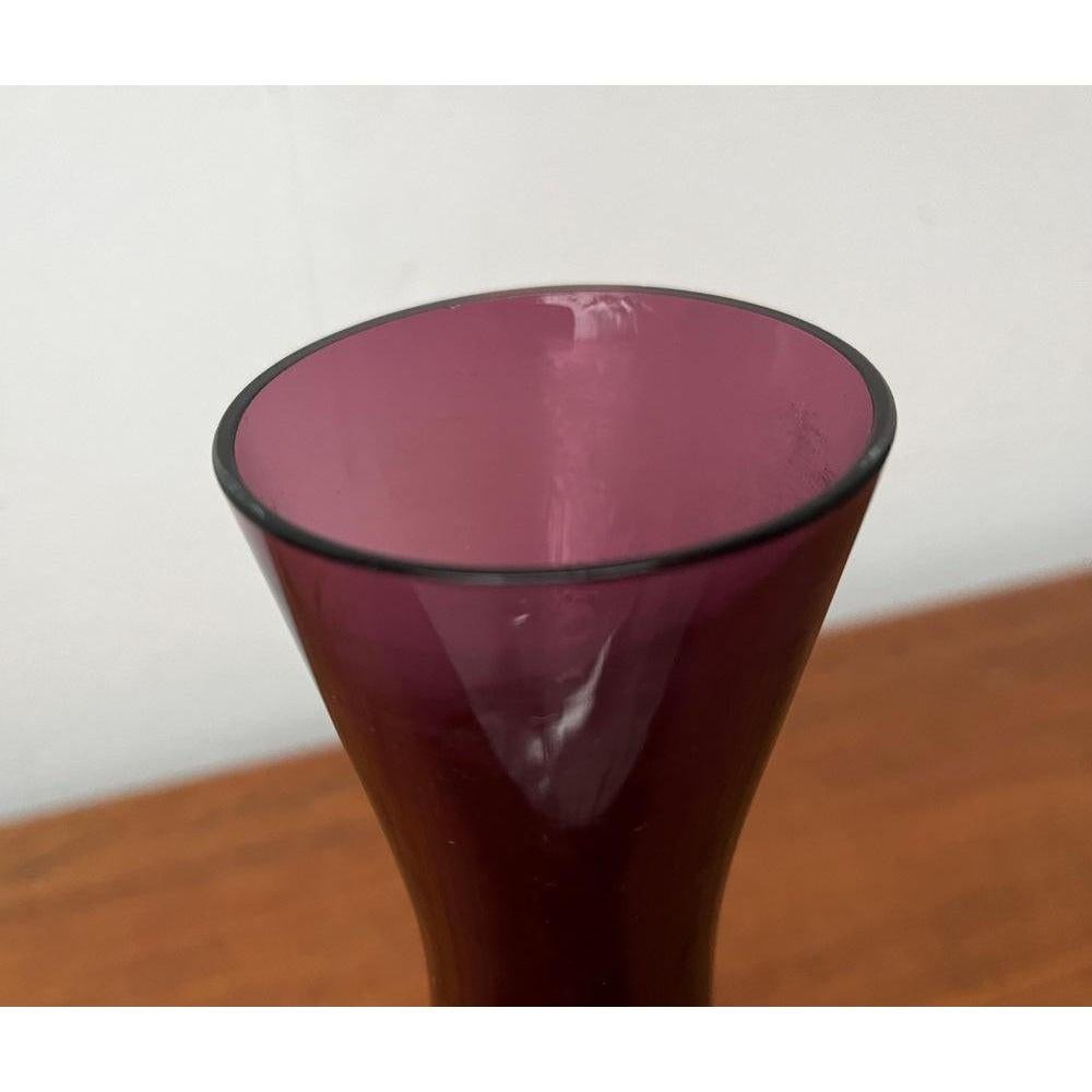 Jarrón de cristal diábolo de mediados de siglo de Ingrid Glas, Alemania, años 60 en venta 2