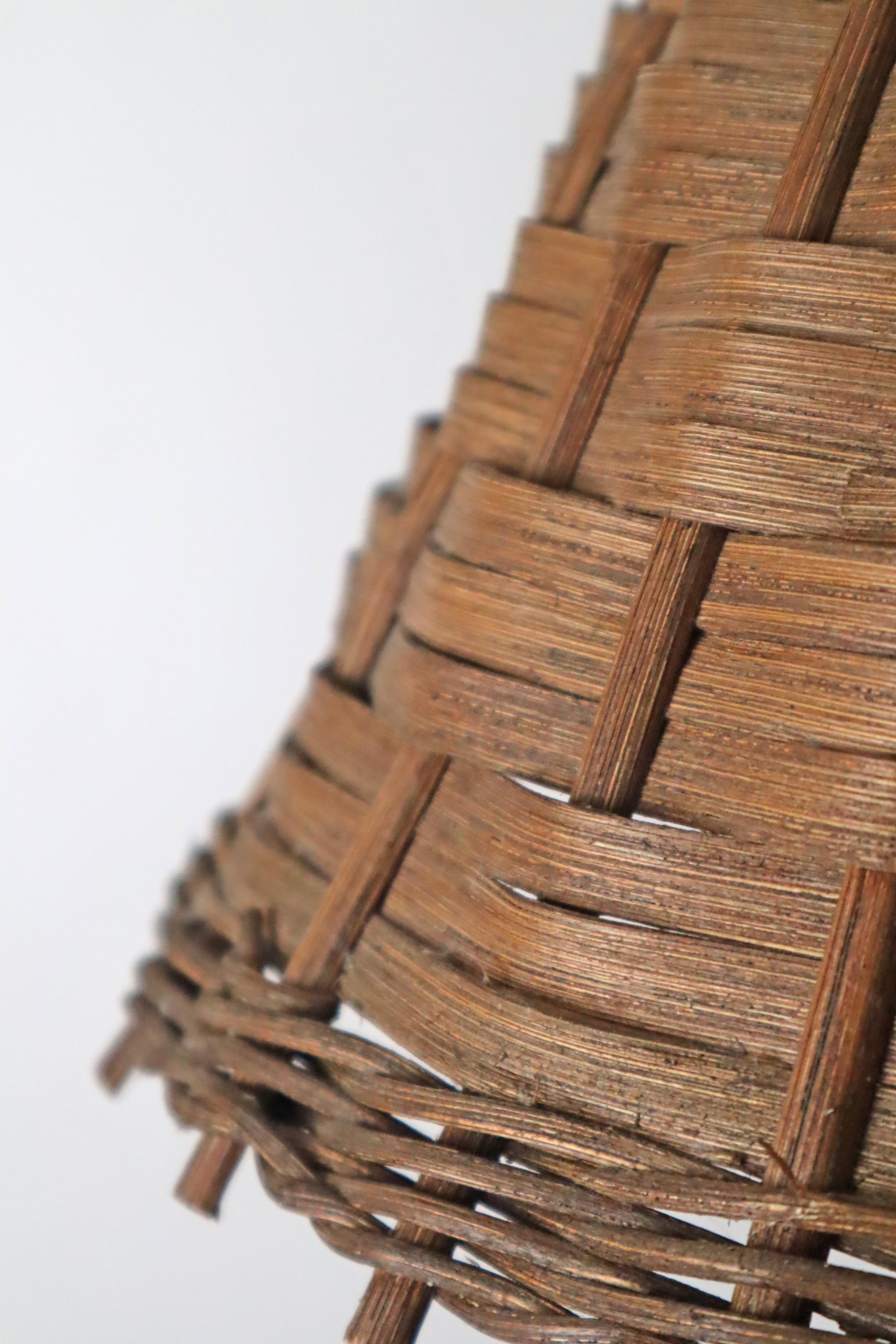 Mid-Century Diabolo Wood Hanging Pendant, 1970s For Sale 4