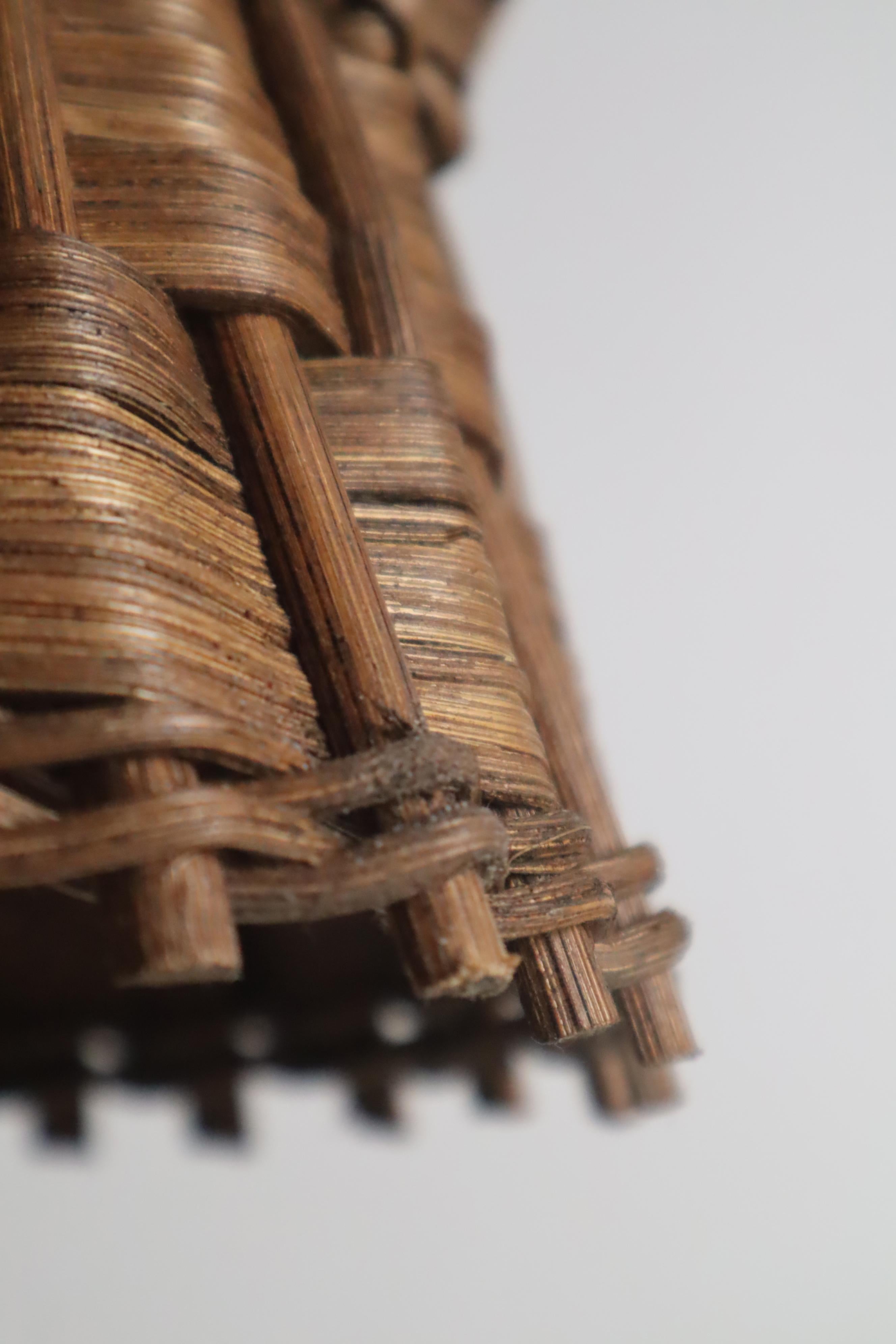 Mid-Century Diabolo Wood Hanging Pendant, 1970s For Sale 5