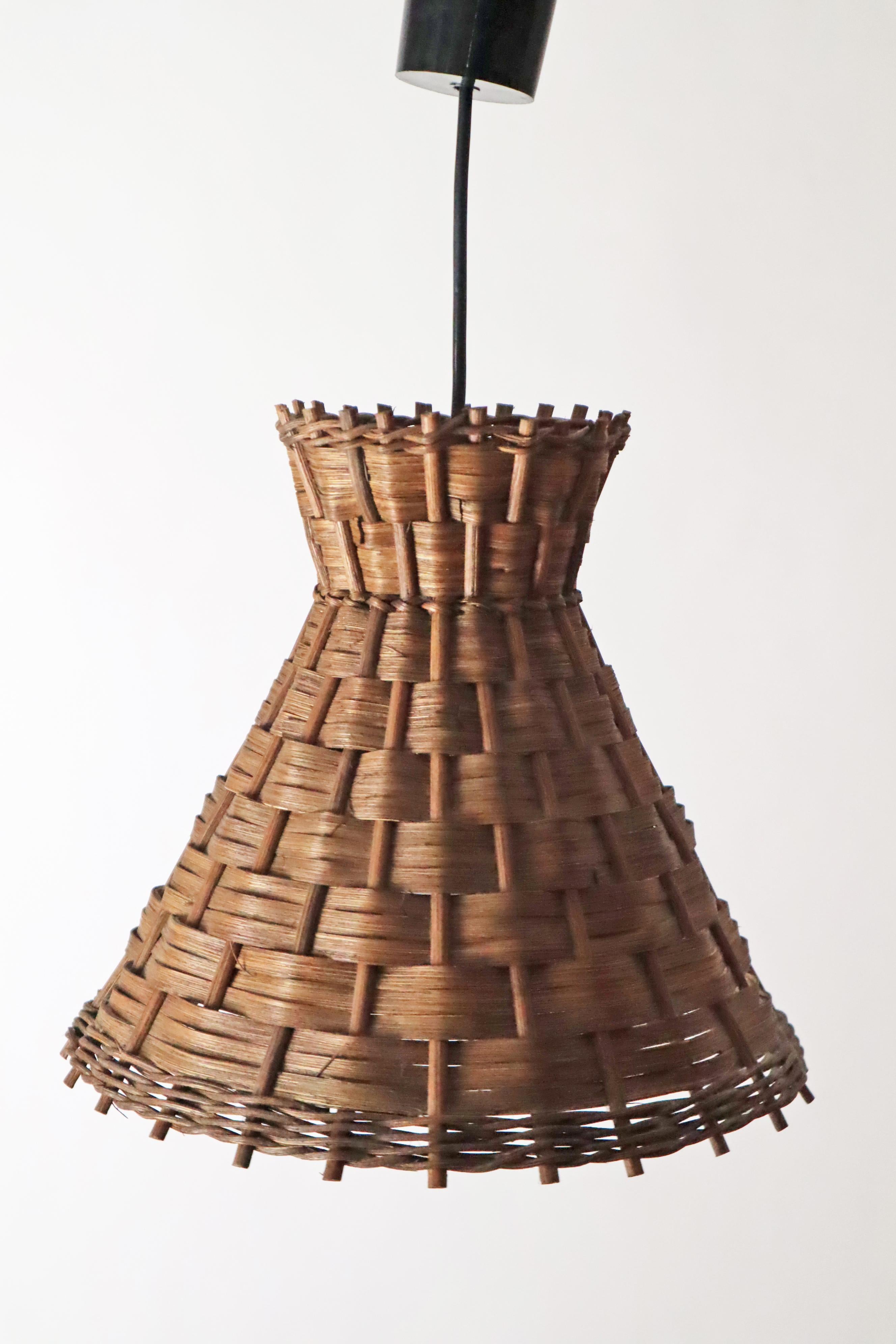 Late 20th Century Mid-Century Diabolo Wood Hanging Pendant, 1970s For Sale