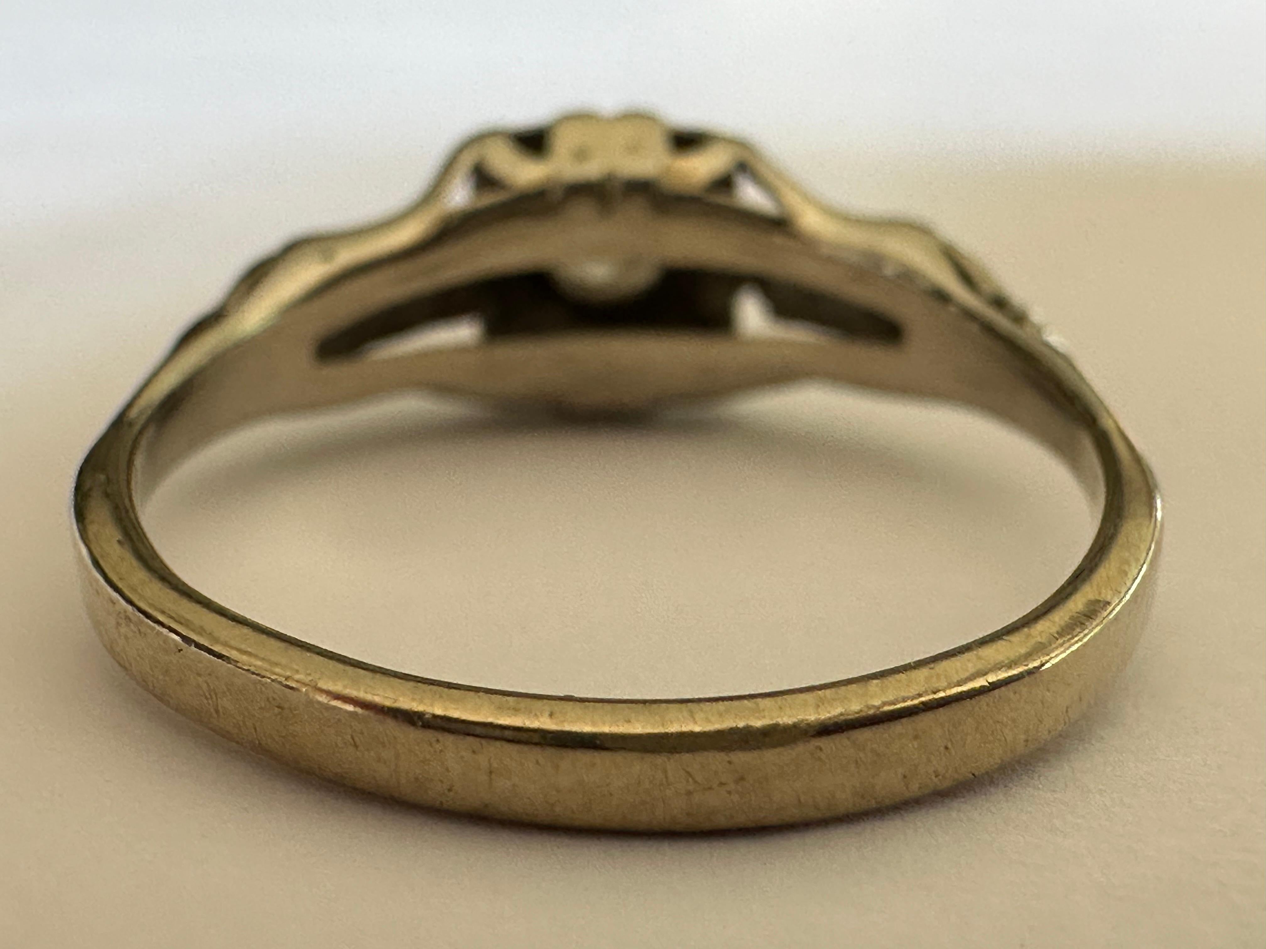 Anillo de compromiso de diamantes de mediados de siglo en Bueno estado para la venta en Denver, CO
