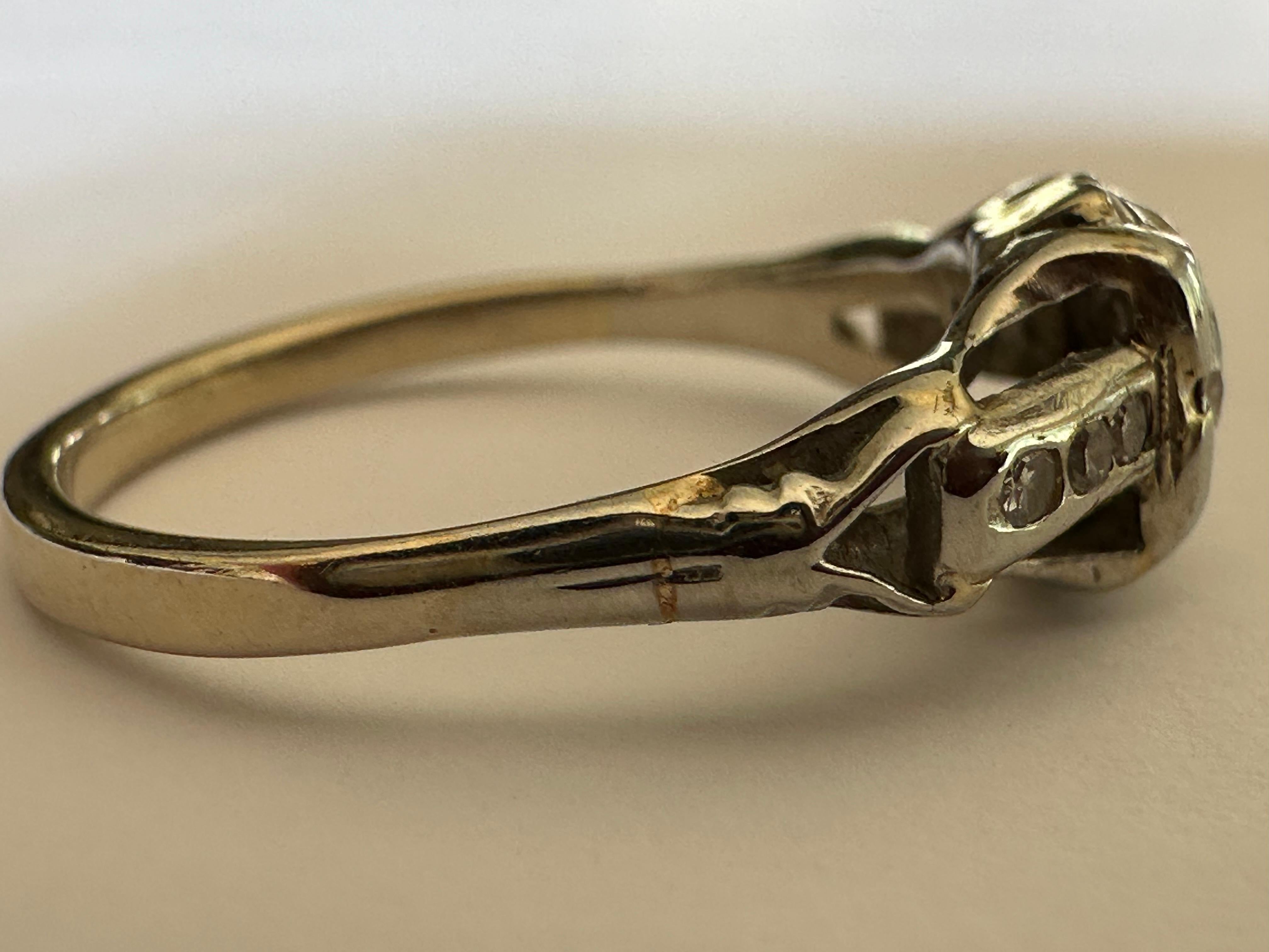 De las mujeres Anillo de compromiso de diamantes de mediados de siglo en venta