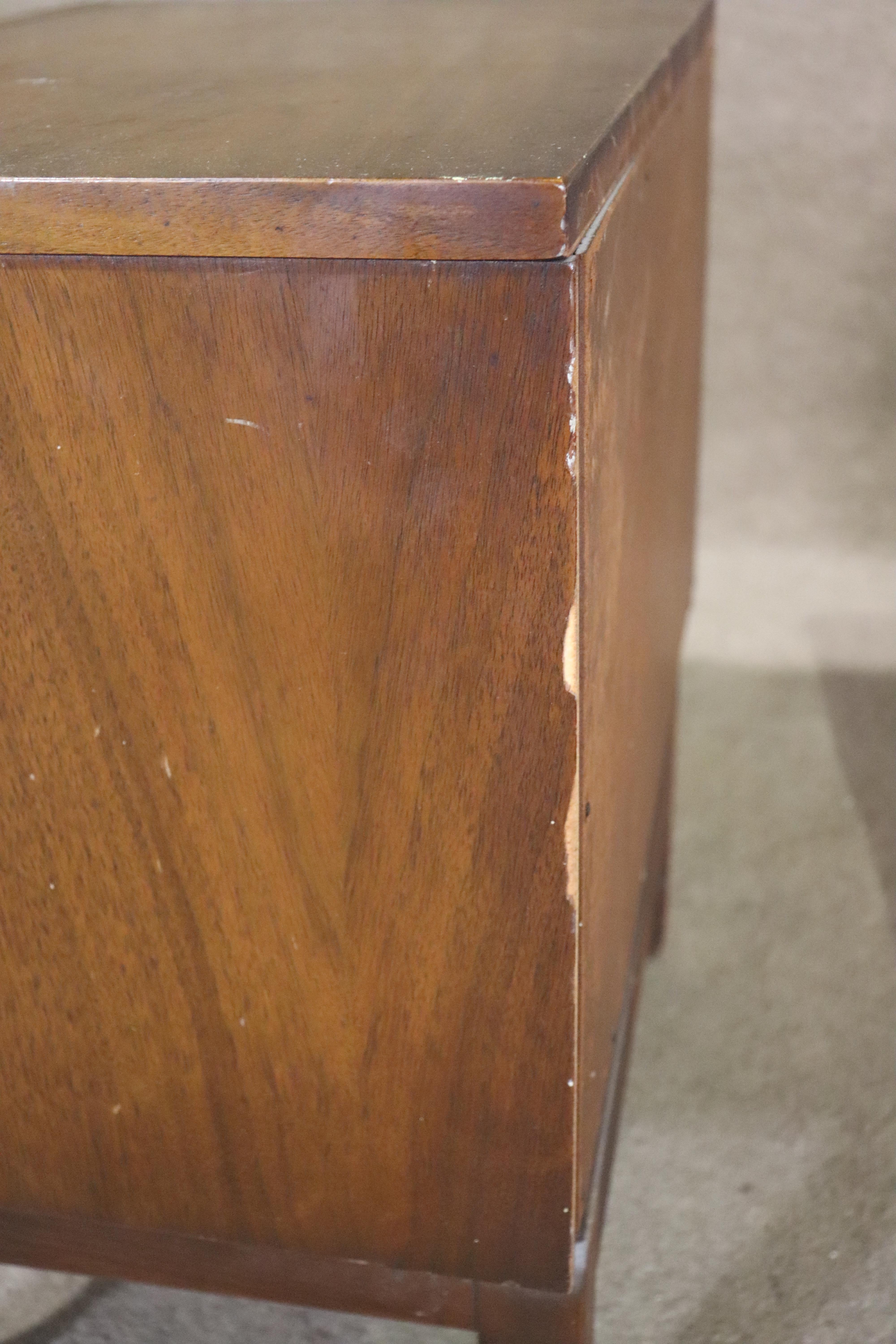 Mid-Century Diamond Front End Tables For Sale 2