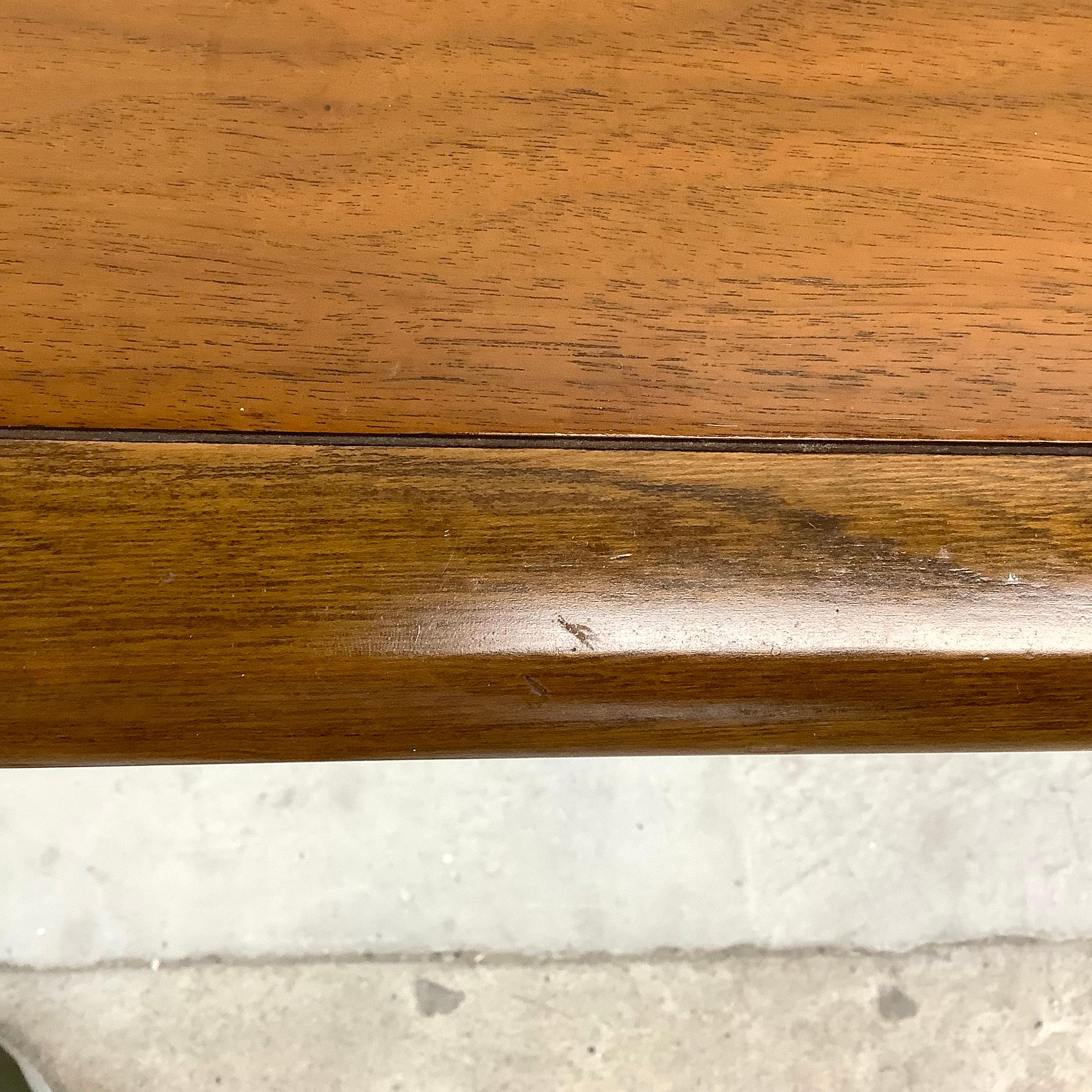 Mid-Century Diamond Front Walnut Dresser by United 5