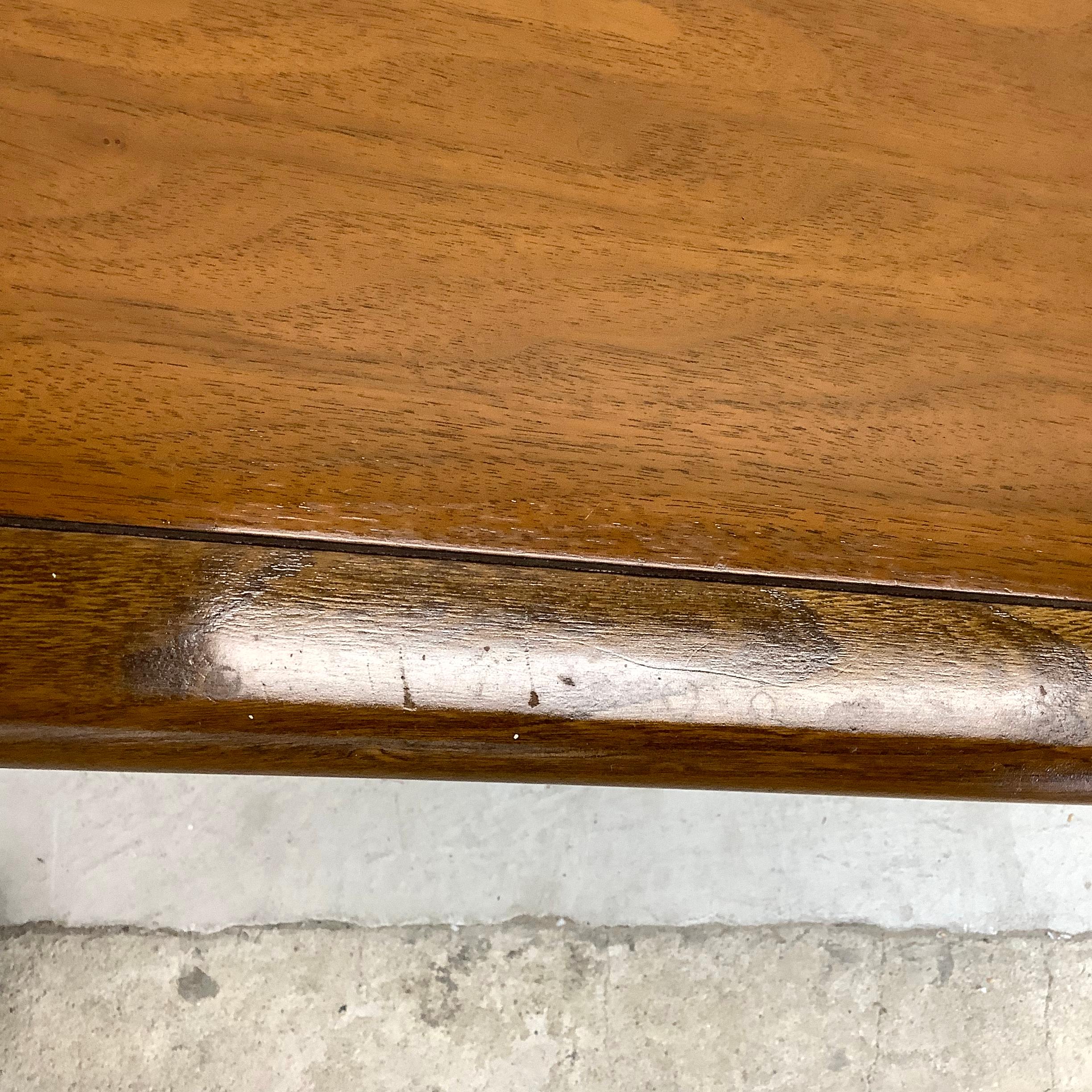 Mid-Century Diamond Front Walnut Dresser by United 8