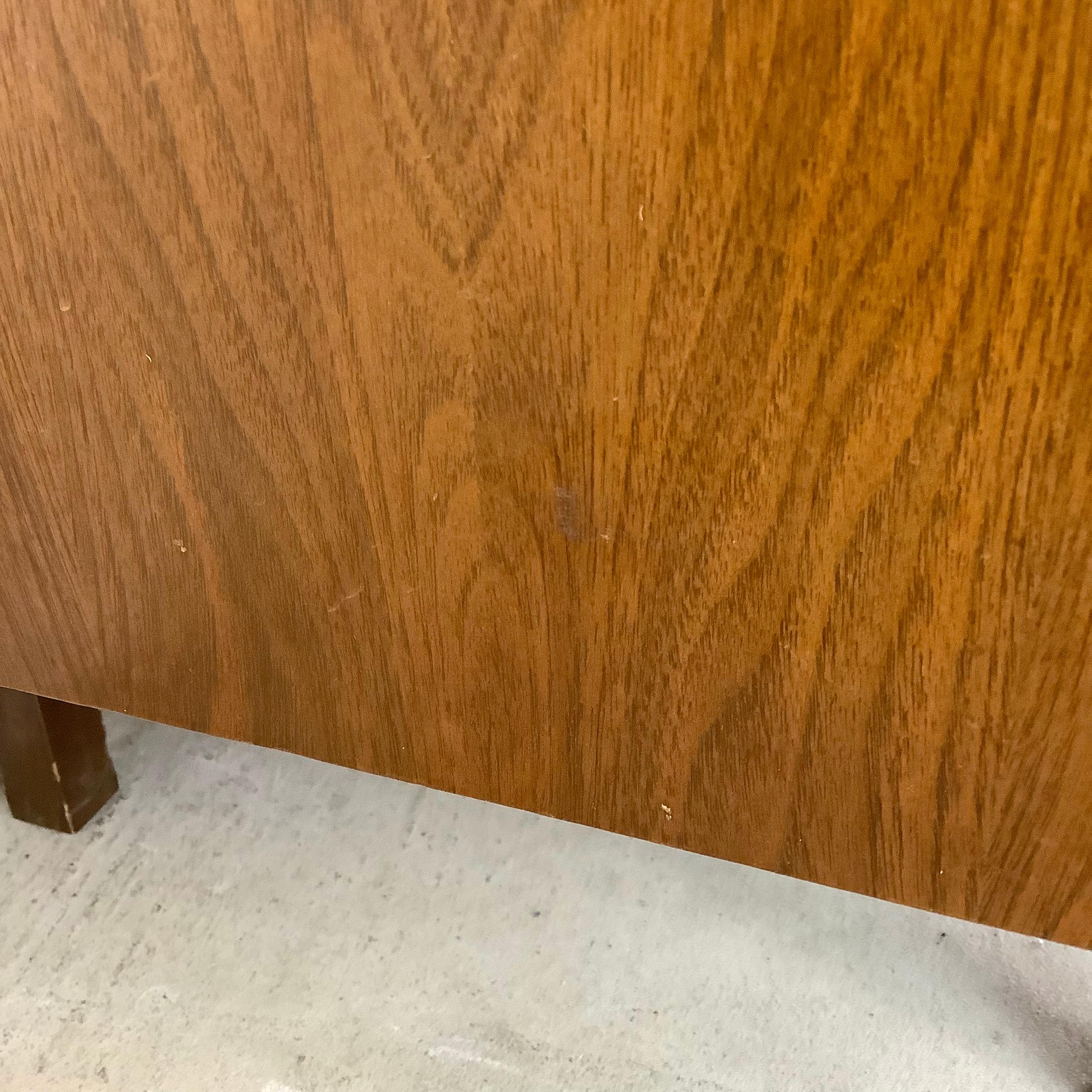 Mid-Century Diamond Front Walnut Dresser by United 13