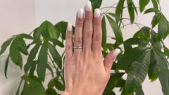 Midcentury Diamond Platinum Eternity Band
