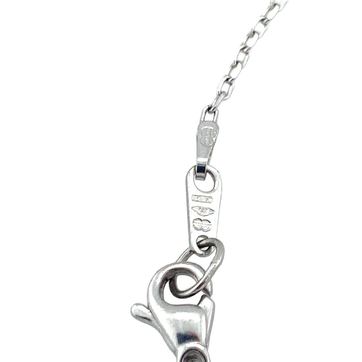 Pendentif en platine flocon de neige avec diamant du milieu du siècle Bon état - En vente à Beverly Hills, CA