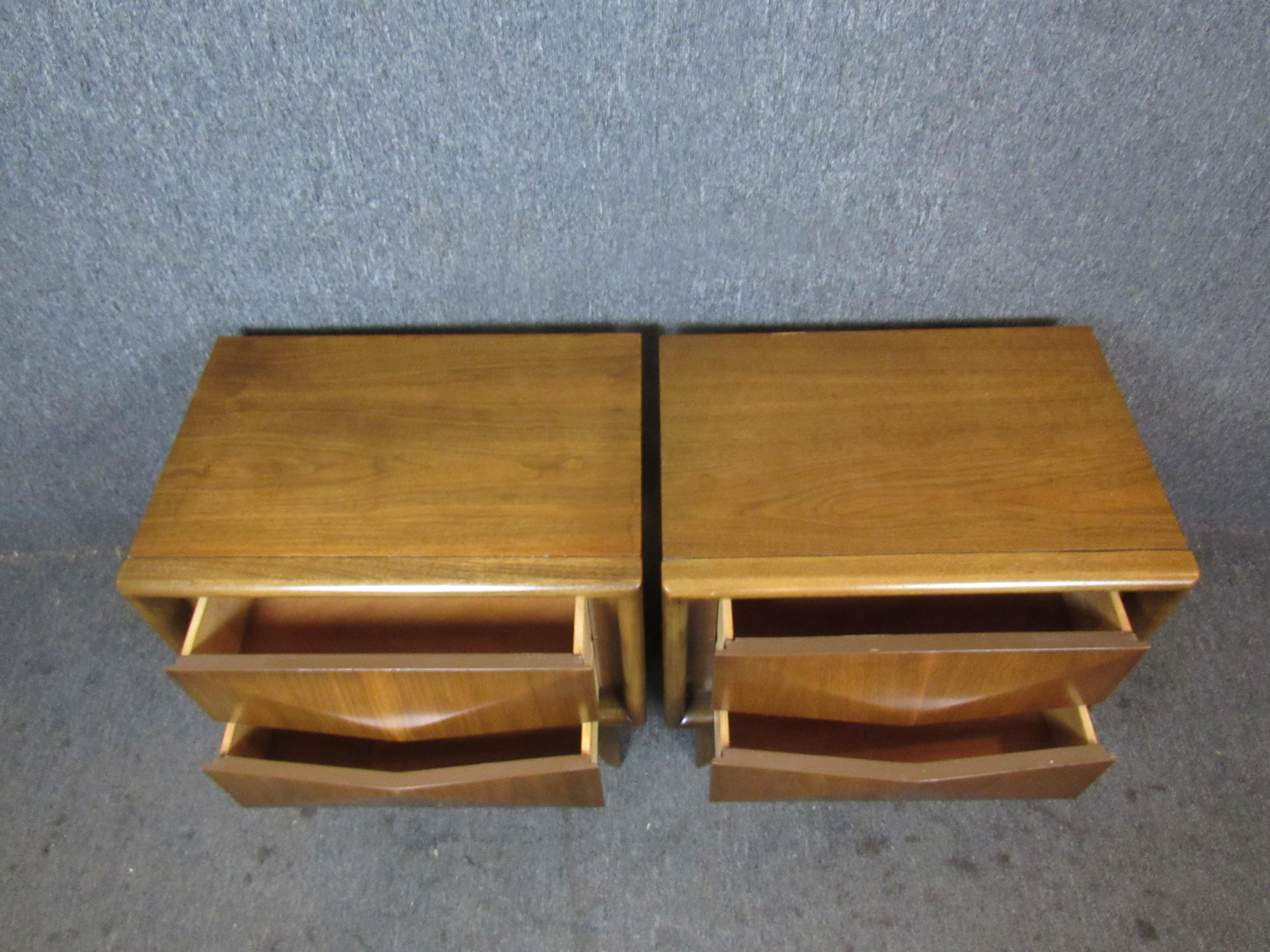 Mid-Century Modern Midcentury Diamond Tables by United For Sale