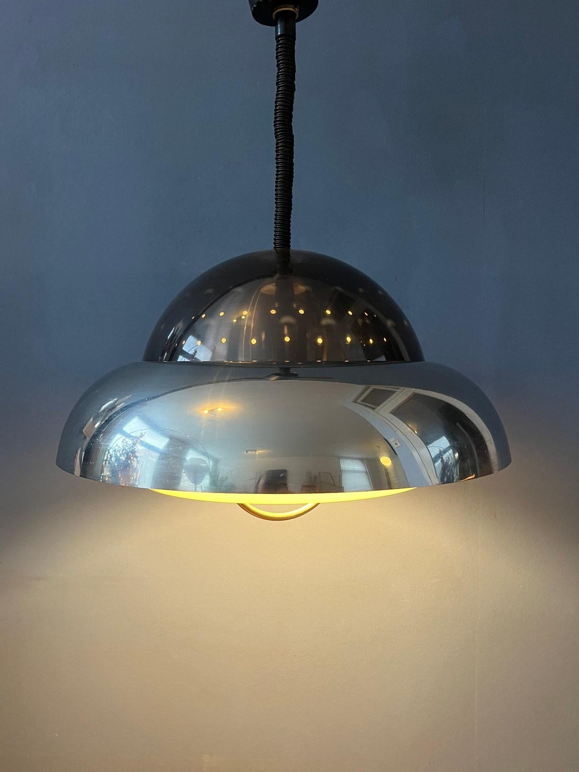 20th Century Mid Century Dijkstra Space Age Suspension Pendant Lamp, 1970s For Sale