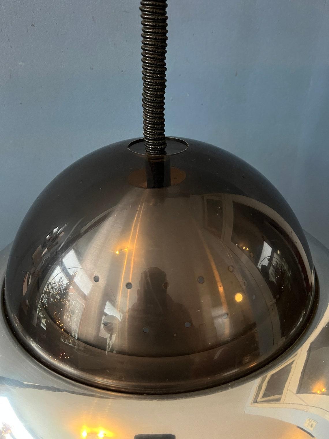 Mid Century Dijkstra Space Age Suspension Pendant Lamp, 1970s For Sale 2