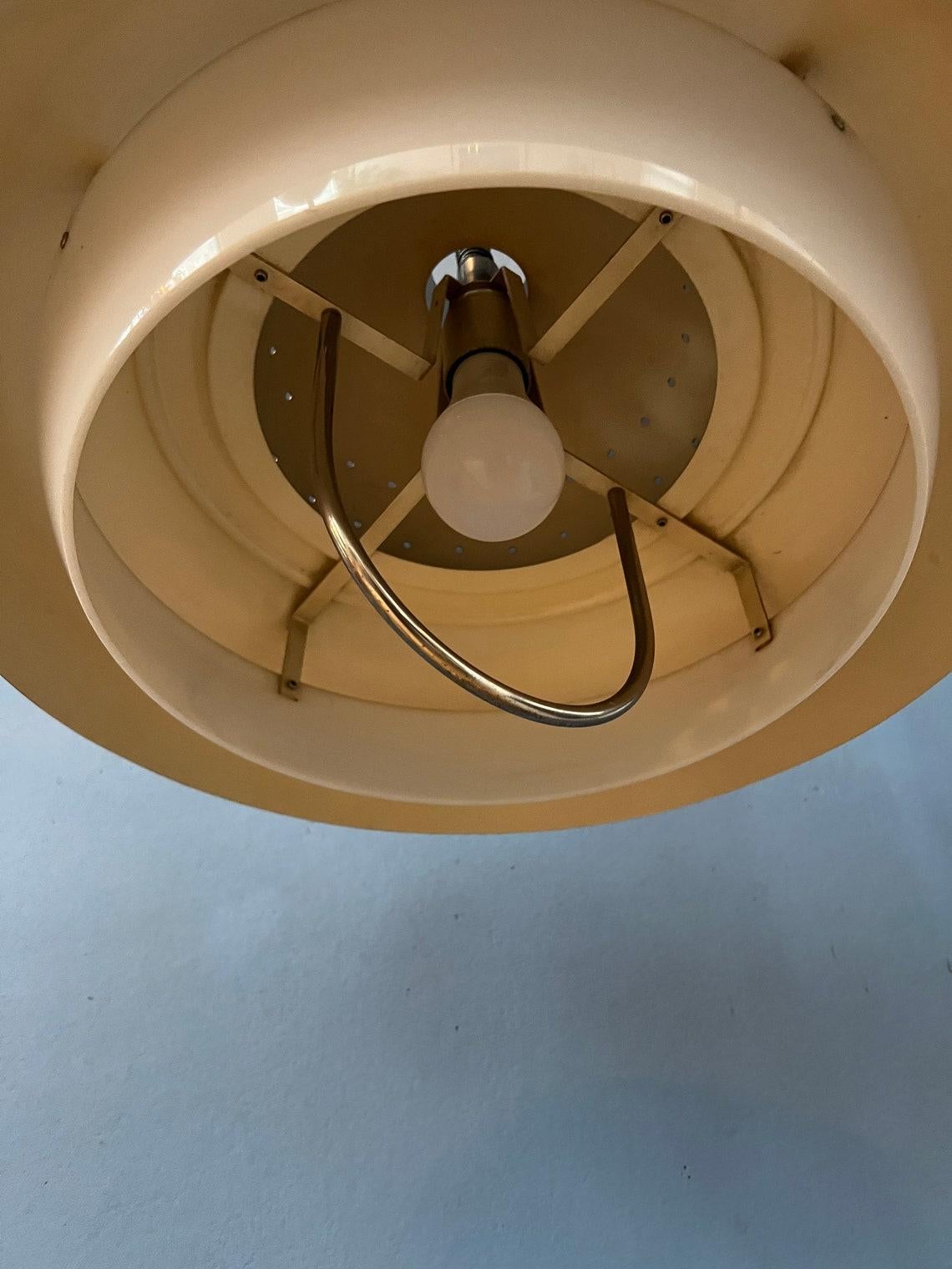 Mid Century Dijkstra Space Age Suspension Pendant Lamp, 1970s For Sale 4