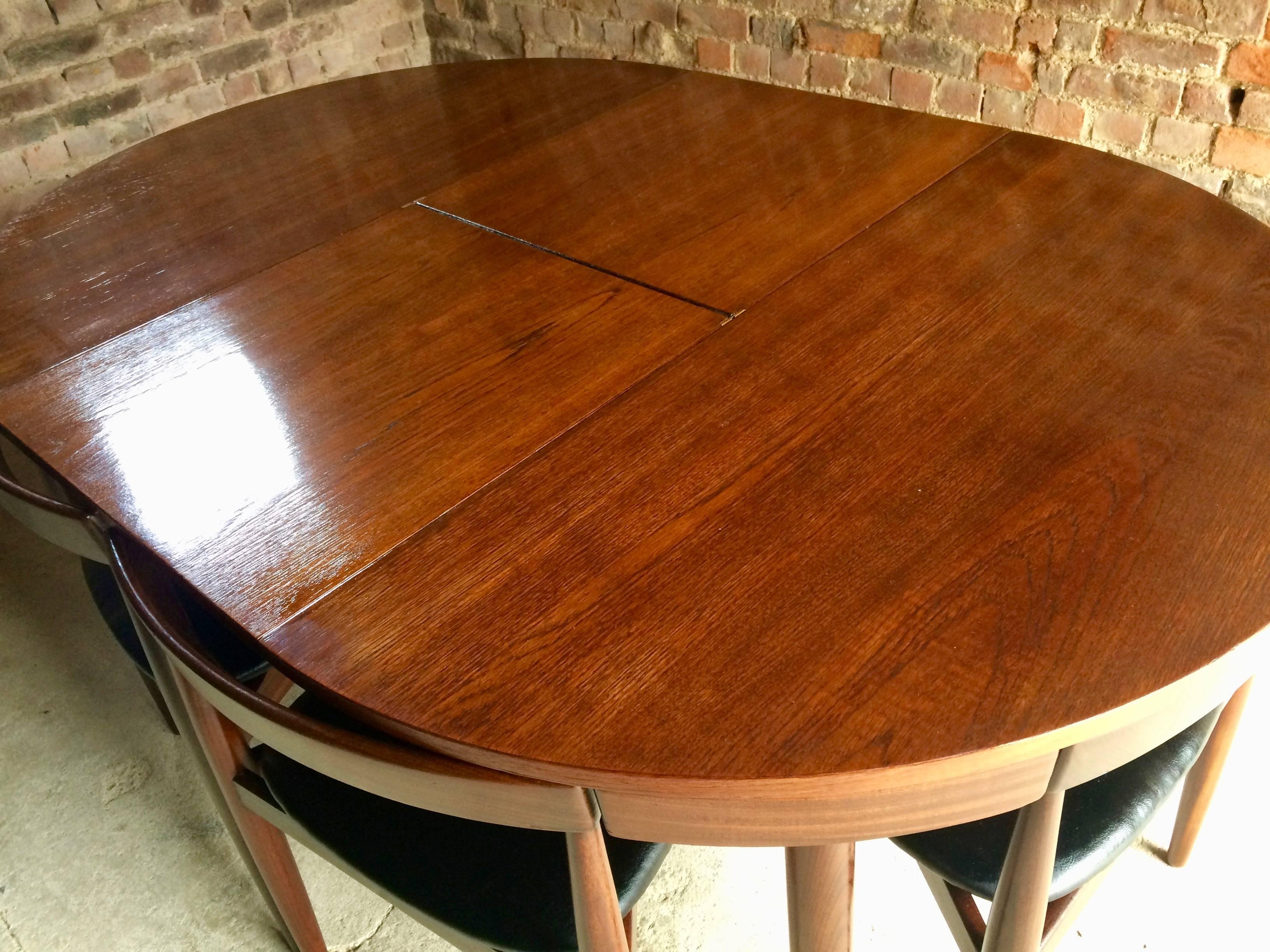 Midcentury Dinette Dining Table Designed Hans Olsen by Frem Rojl, Denmark, 1960s In Excellent Condition In Longdon, Tewkesbury