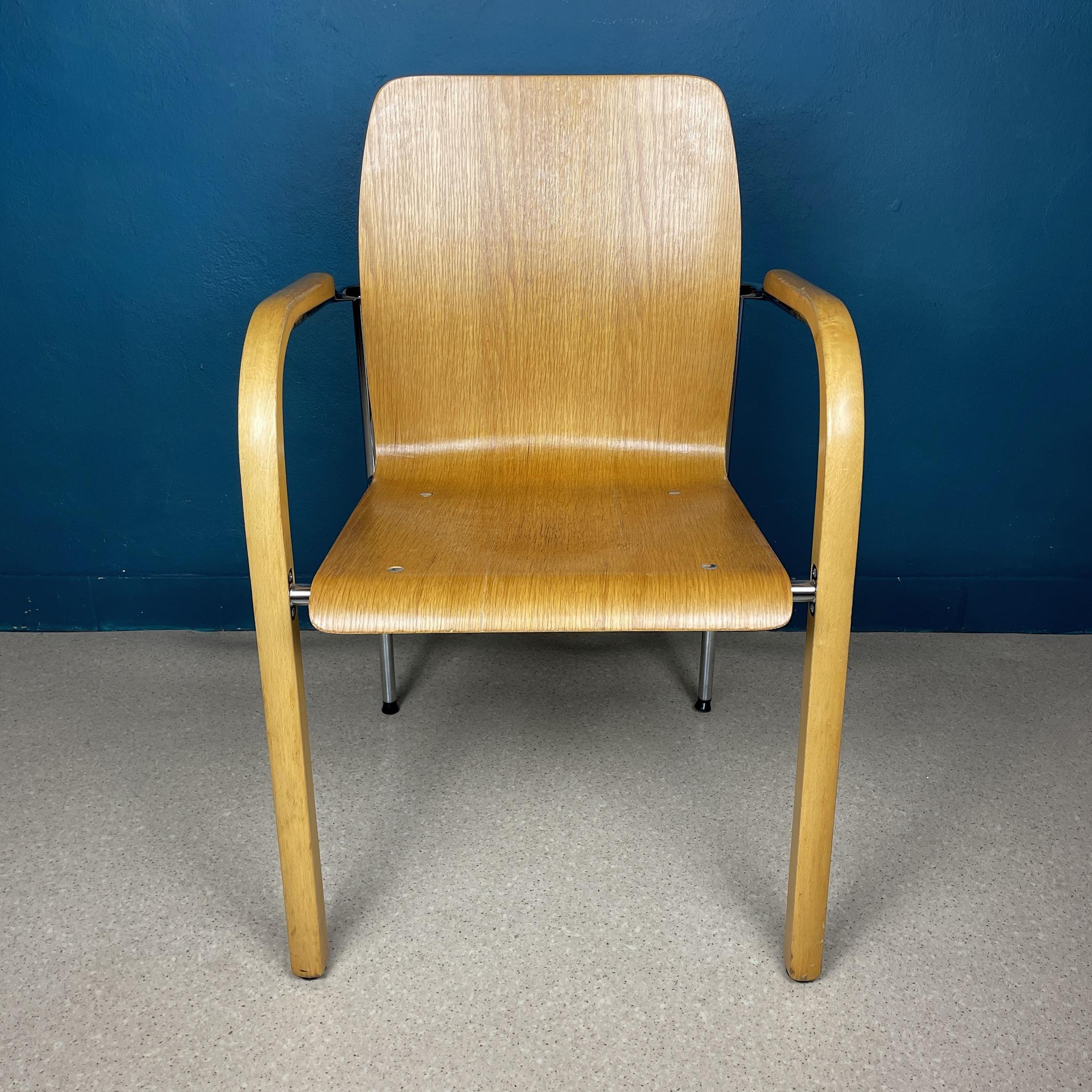 Mid-Century Dining Chair by Stol Kamnik from Yugoslavia, 1980s For Sale 3