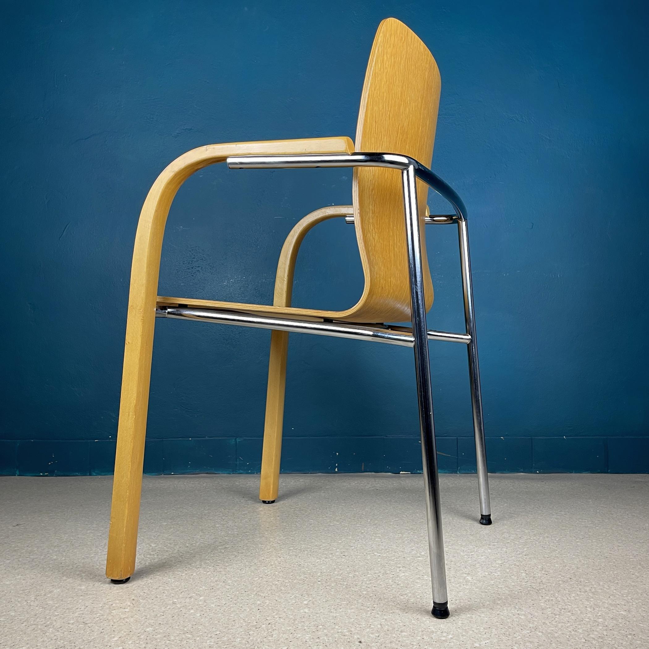 20th Century Mid-Century Dining Chair by Stol Kamnik from Yugoslavia, 1980s For Sale