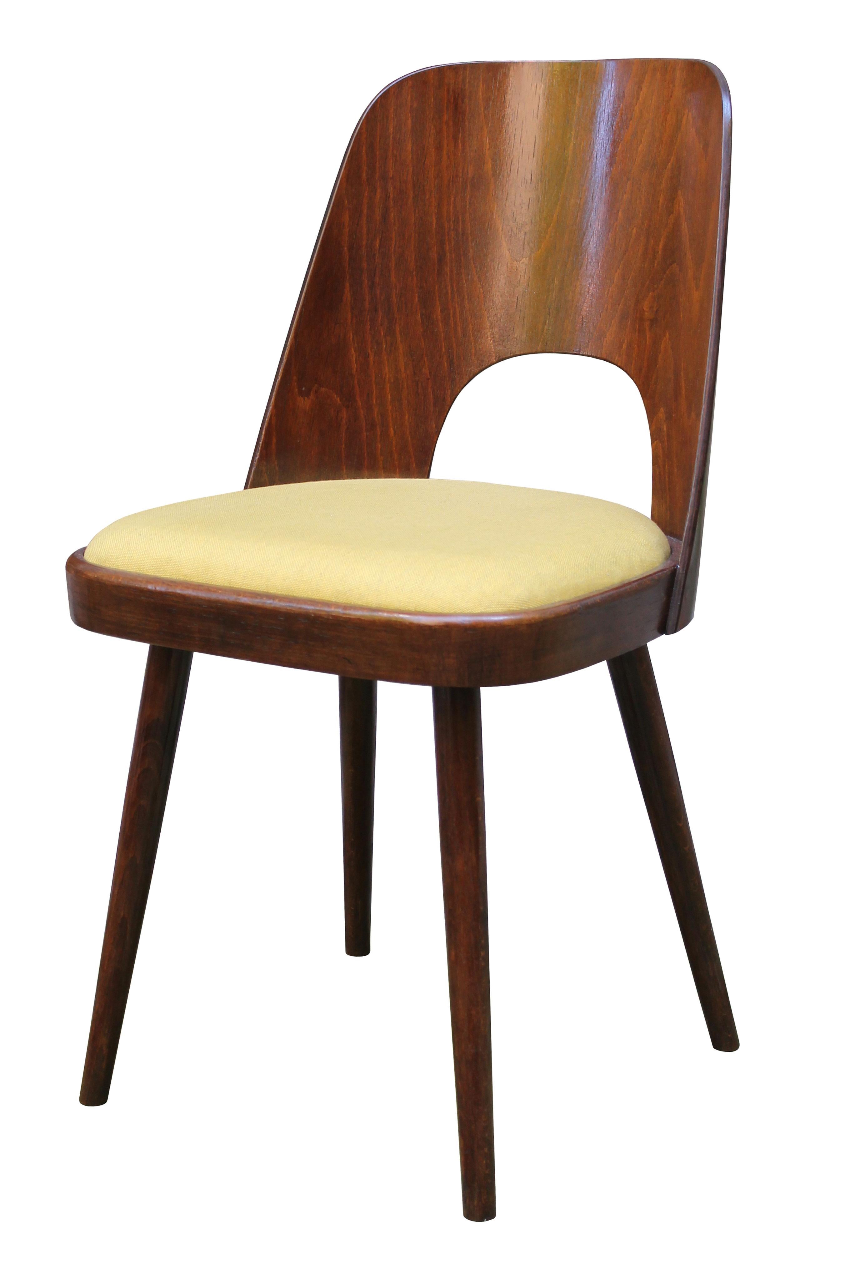 Mid-Century Modern Mid Century Dining chair n.515 by Oswald Haerdtl for TON Company For Sale