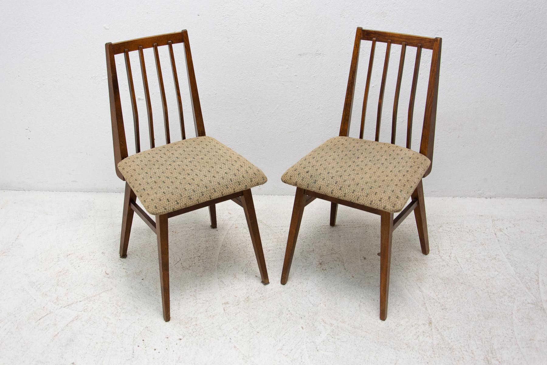 Esszimmerstühle aus der Mitte des Jahrhunderts, 1960er Jahre, 2er-Set (Moderne der Mitte des Jahrhunderts) im Angebot