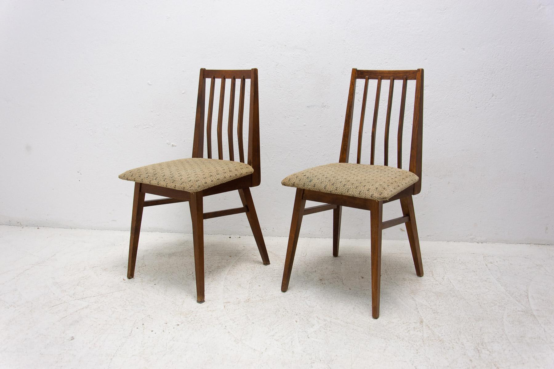 20th Century Mid century Dining Chairs, 1960s, Set of 2 For Sale