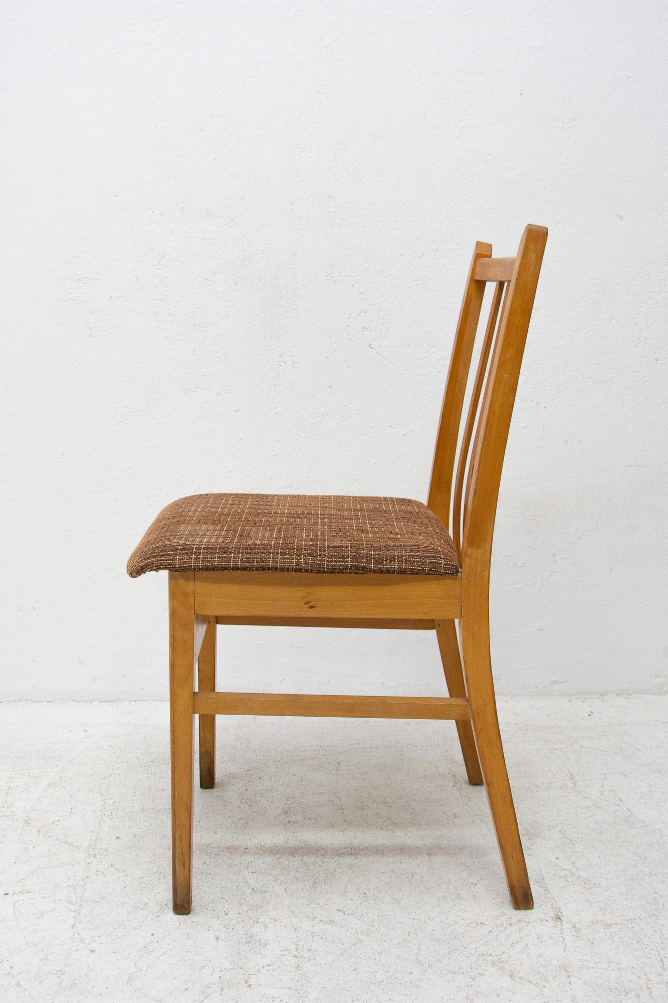 Midcentury Dining Chairs, 1960s, Set of 4 In Good Condition For Sale In Prague 8, CZ