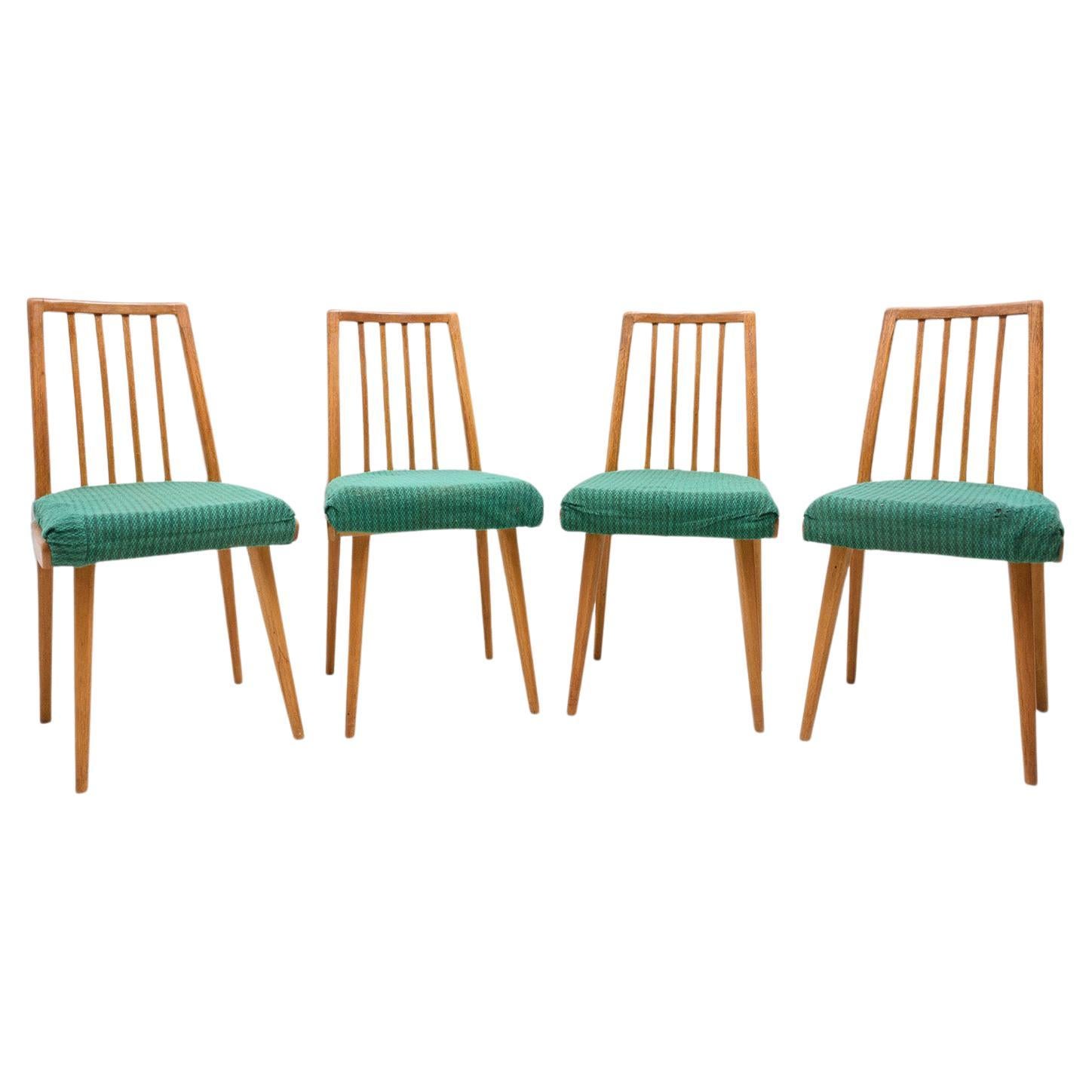 Mid Century Dining Chairs, 1960s, Set of 4