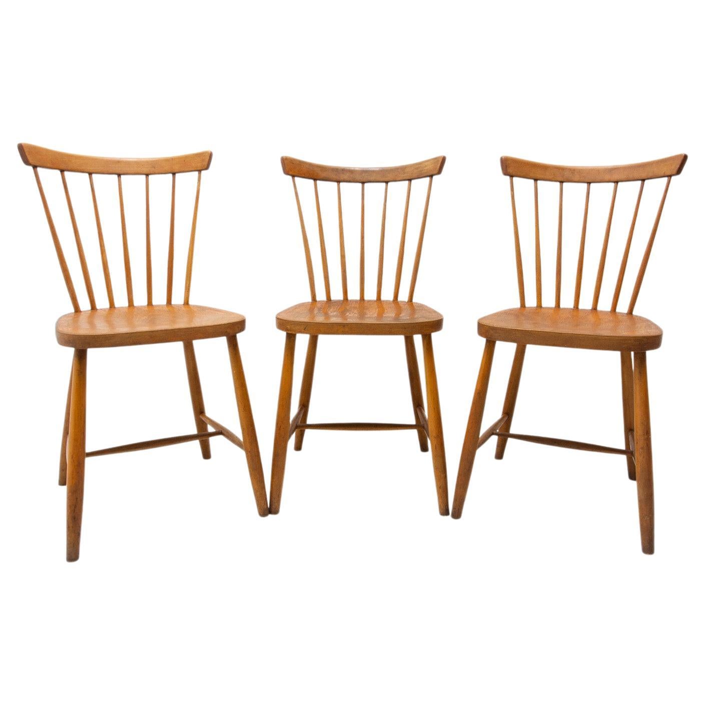Mid Century Dining Chairs by Antonin Suman, 1960´s, Set of 3