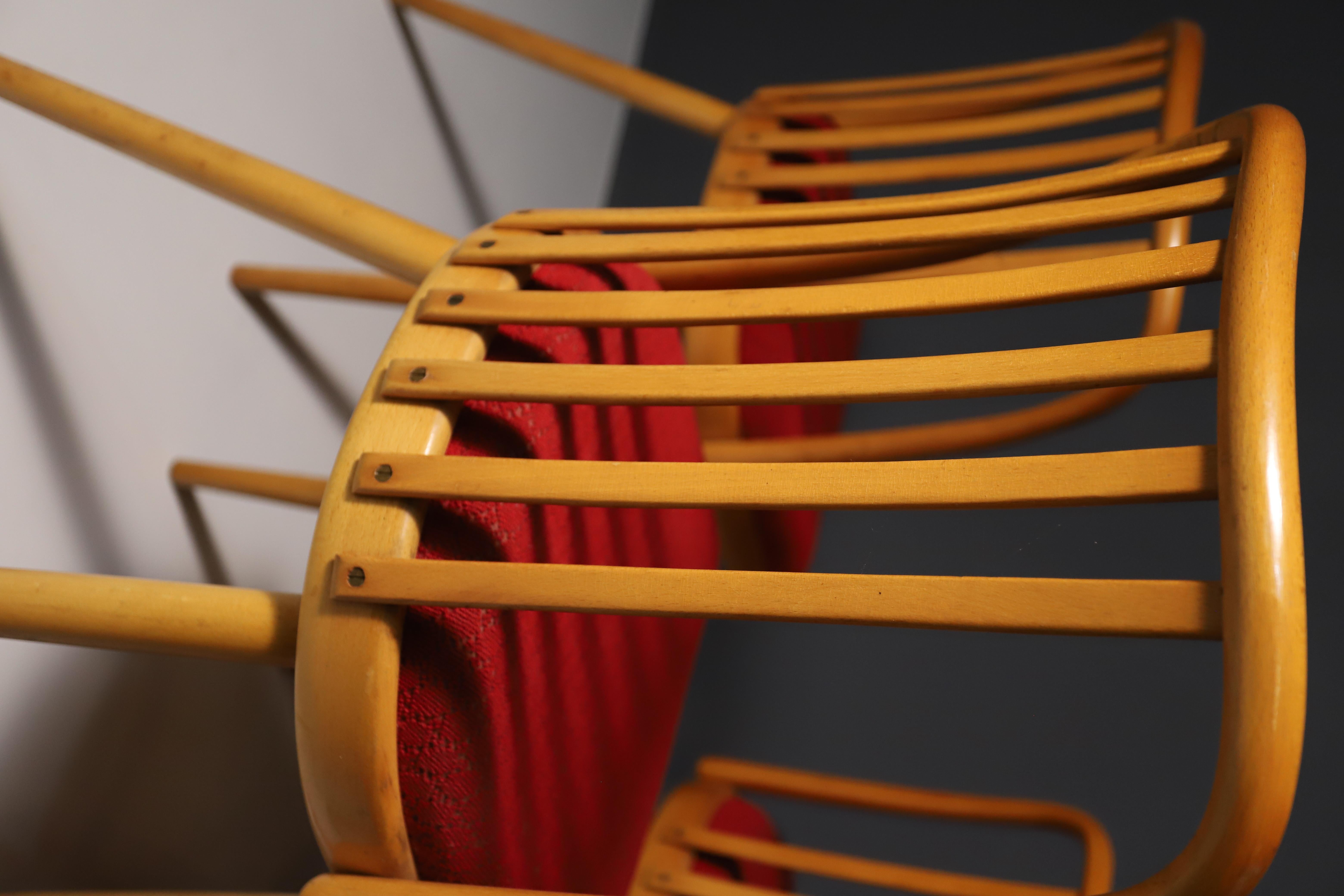 20ième siècle Chaises de salle à manger du milieu du siècle par Antonín Šuman, 1960, ensemble de 4 en vente