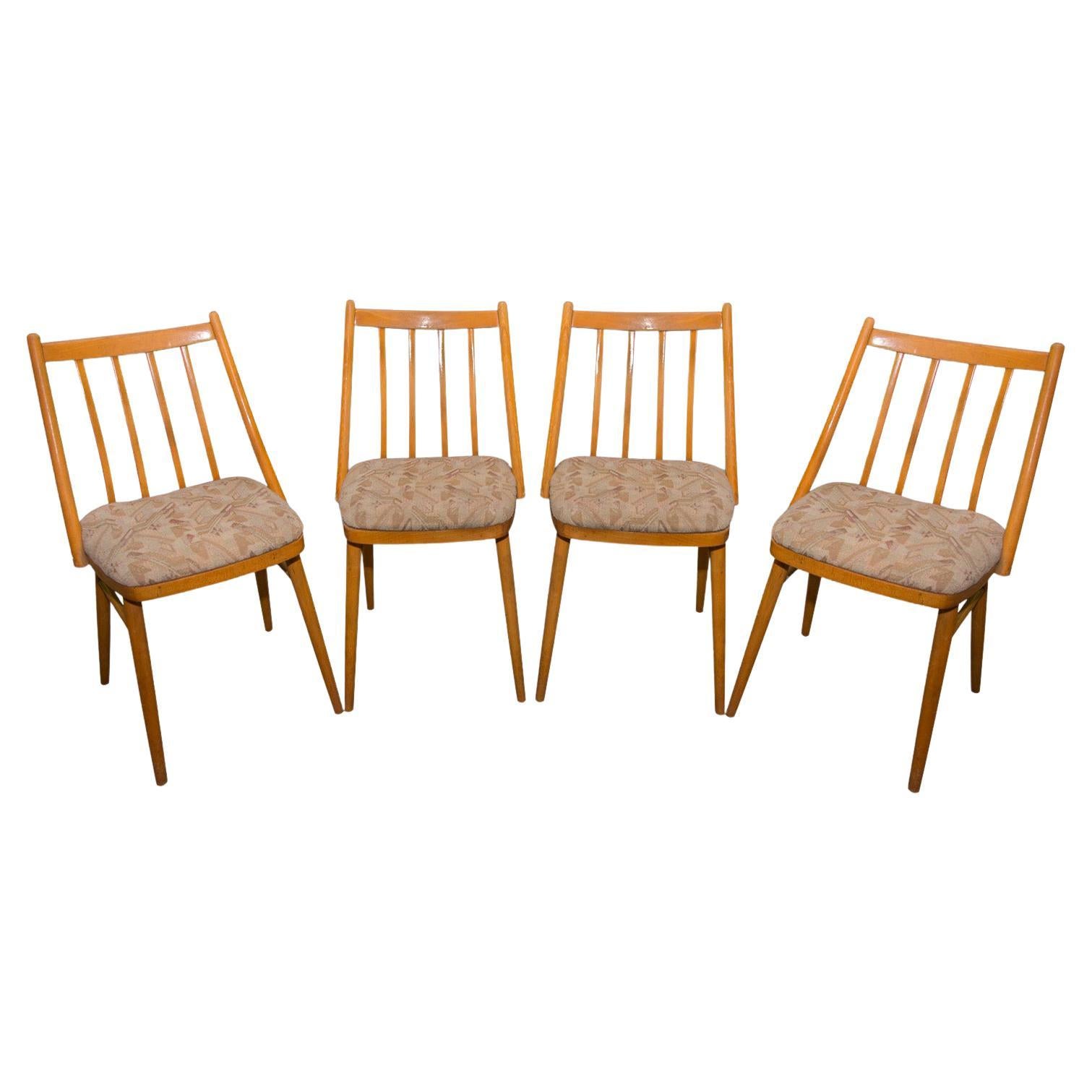Mid Century Dining Chairs by Antonín Šuman for Mier, 1960's
