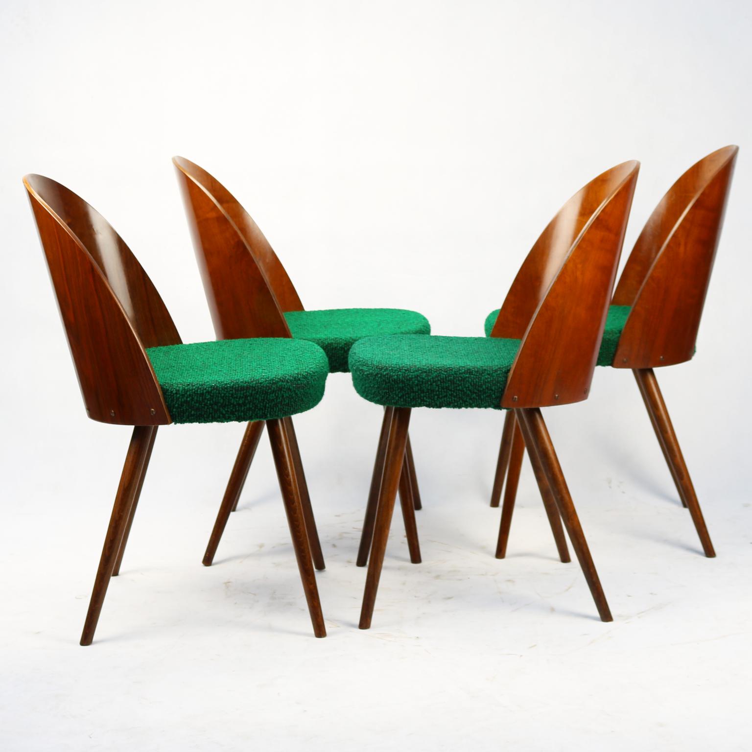 Czech Mid Century Dining Chairs by Antonín Šuman for Tatra Nabytok NP, 1960s