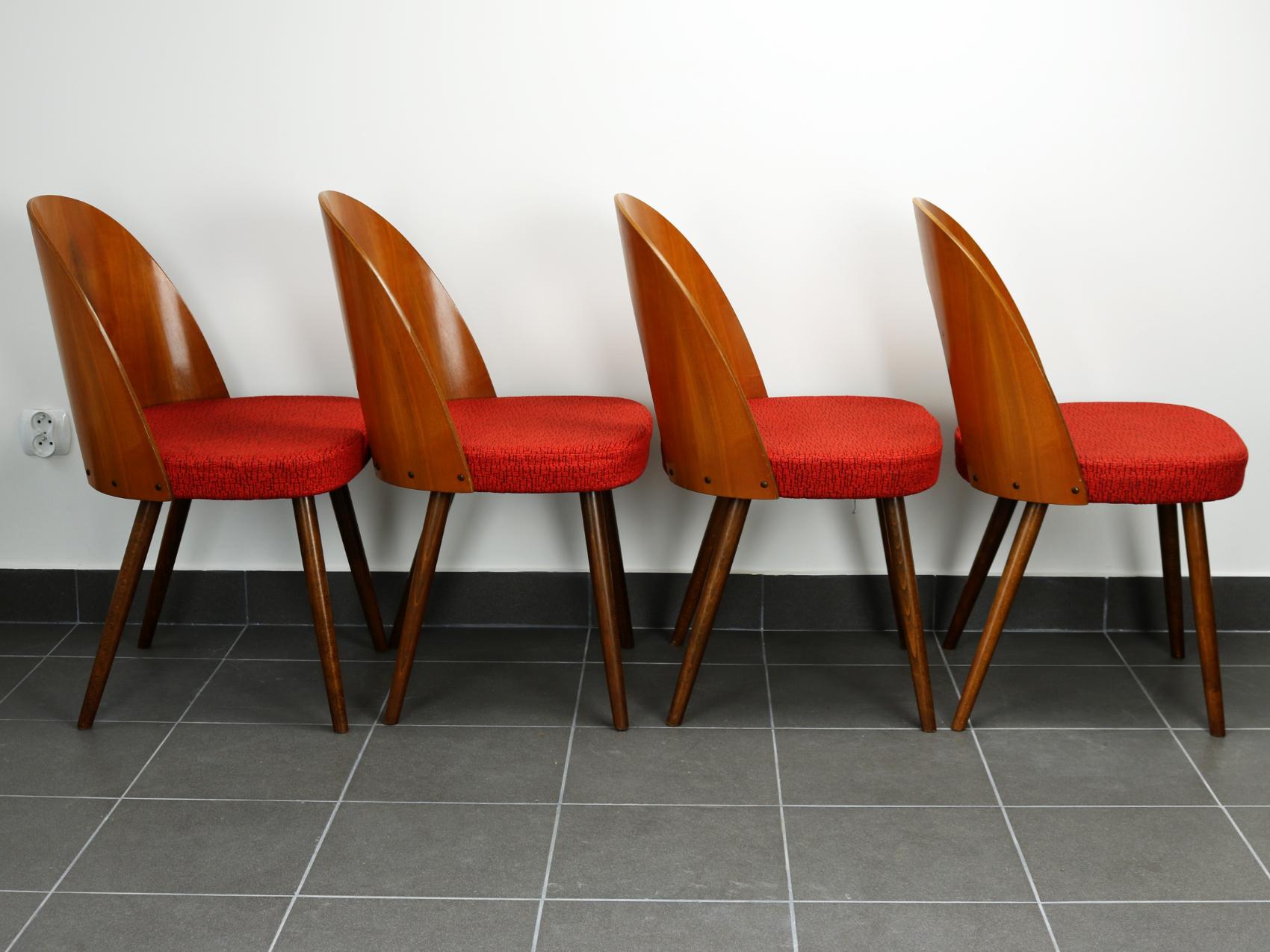 Mid-20th Century Mid Century Dining Chairs by Antonín Šuman for Tatra Nabytok Np, 1960s