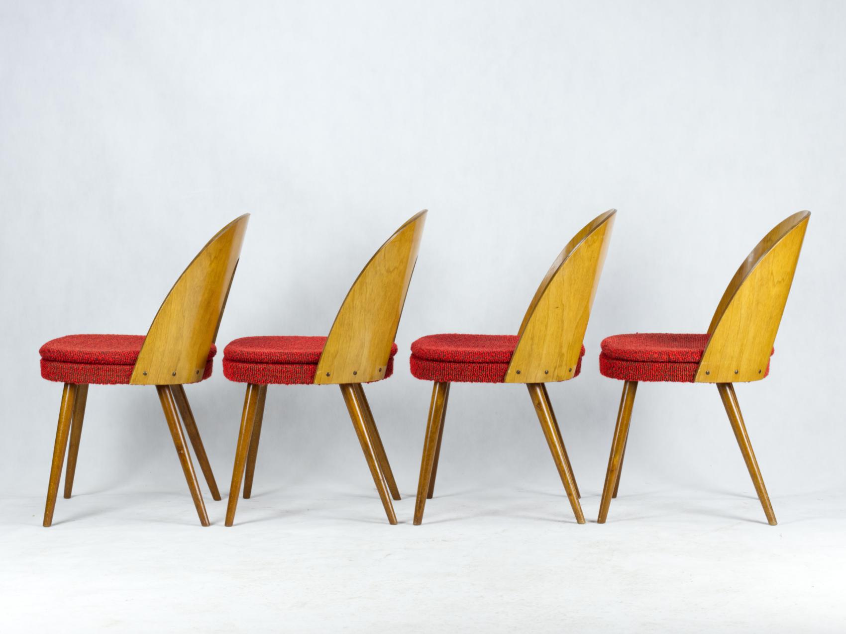 Milieu du XXe siècle Chaises de salle à manger du milieu du siècle par Antonín Šuman pour Tatra Nabytok Np, 1960s en vente