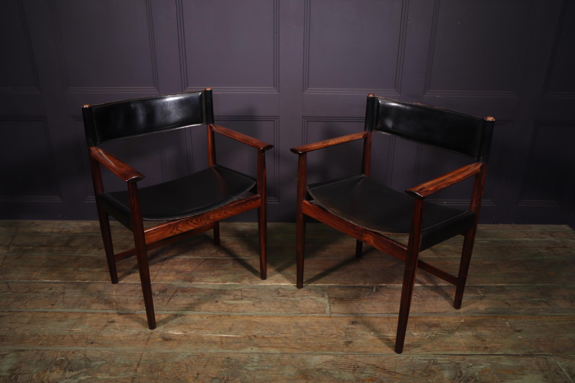 Mid-Century Modern Mid-Century Dining Chairs by Arne Vodder, c1950 For Sale