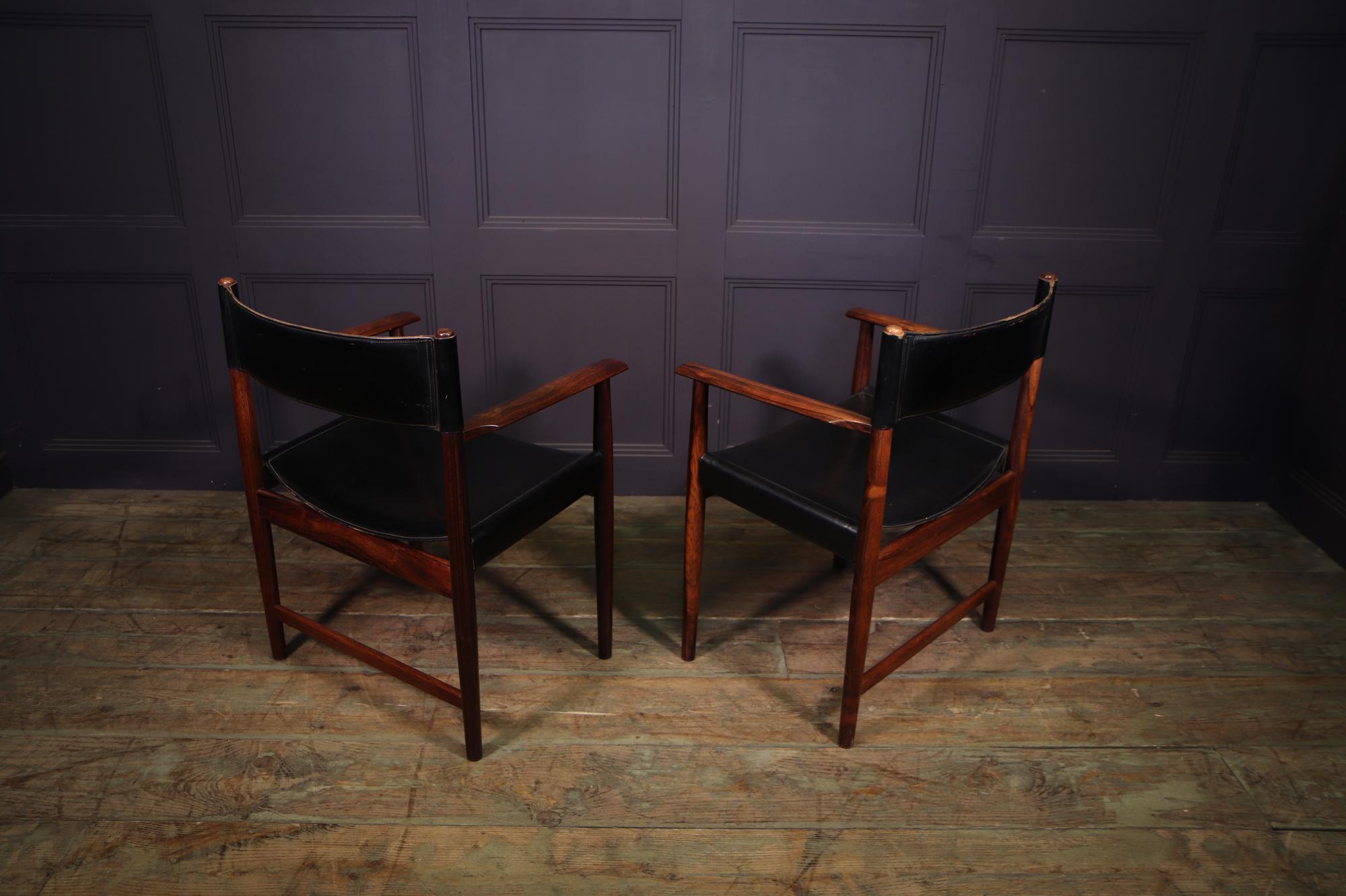 Danish Mid-Century Dining Chairs by Arne Vodder, c1950 For Sale