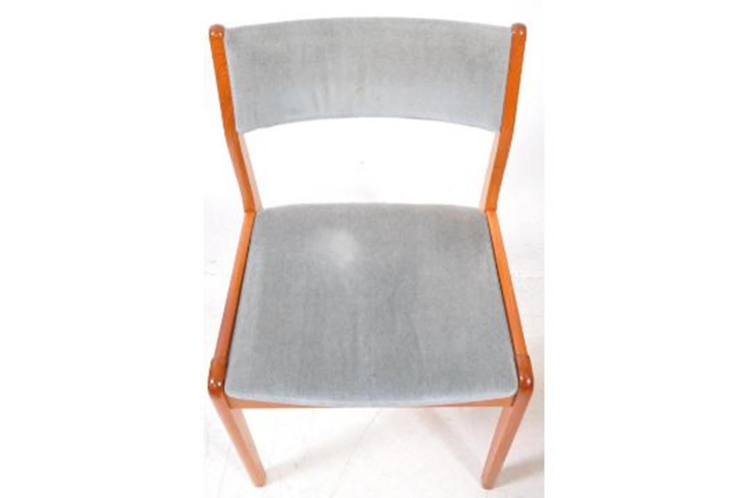 Mid Century Dining Chairs by Farstrup  set of 4 For Sale 2