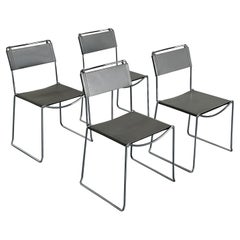 Mid-Century Dining Chairs by Giandomenico Belotti for Alias, 1980s Italy