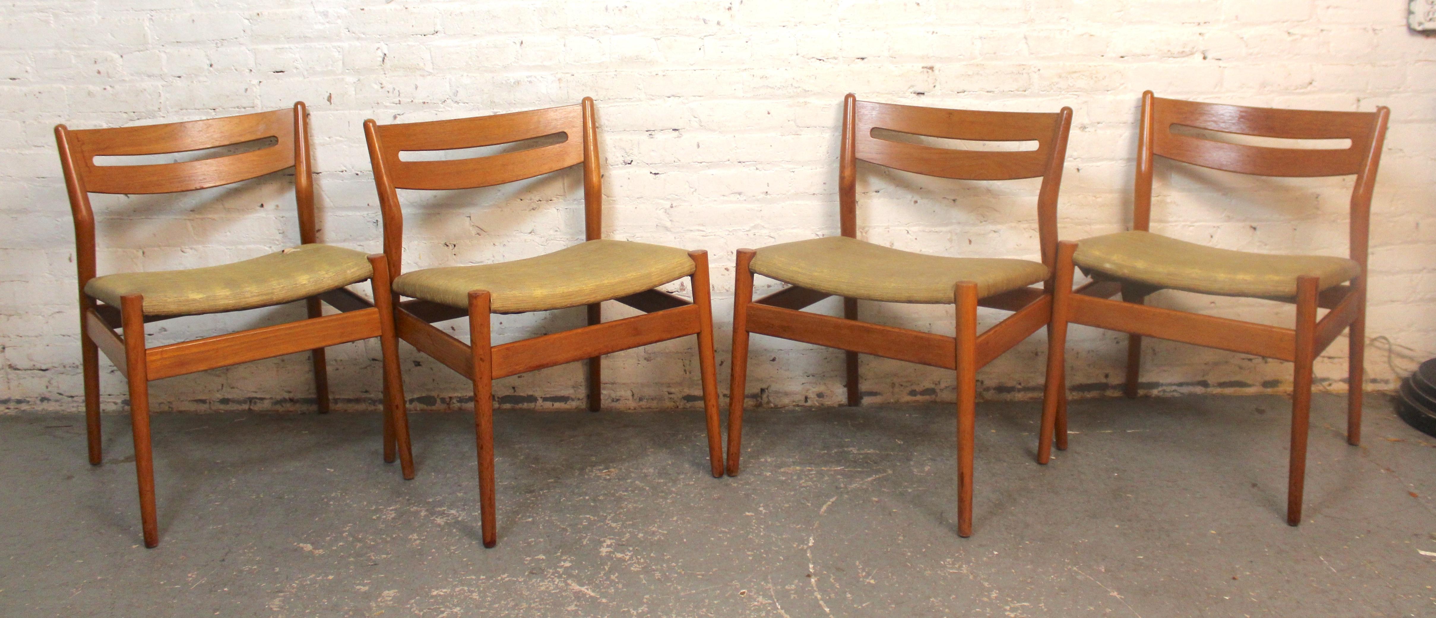 Mid-Century Modern Mid-Century Dining Chairs by Grete Jalk for Sibast For Sale