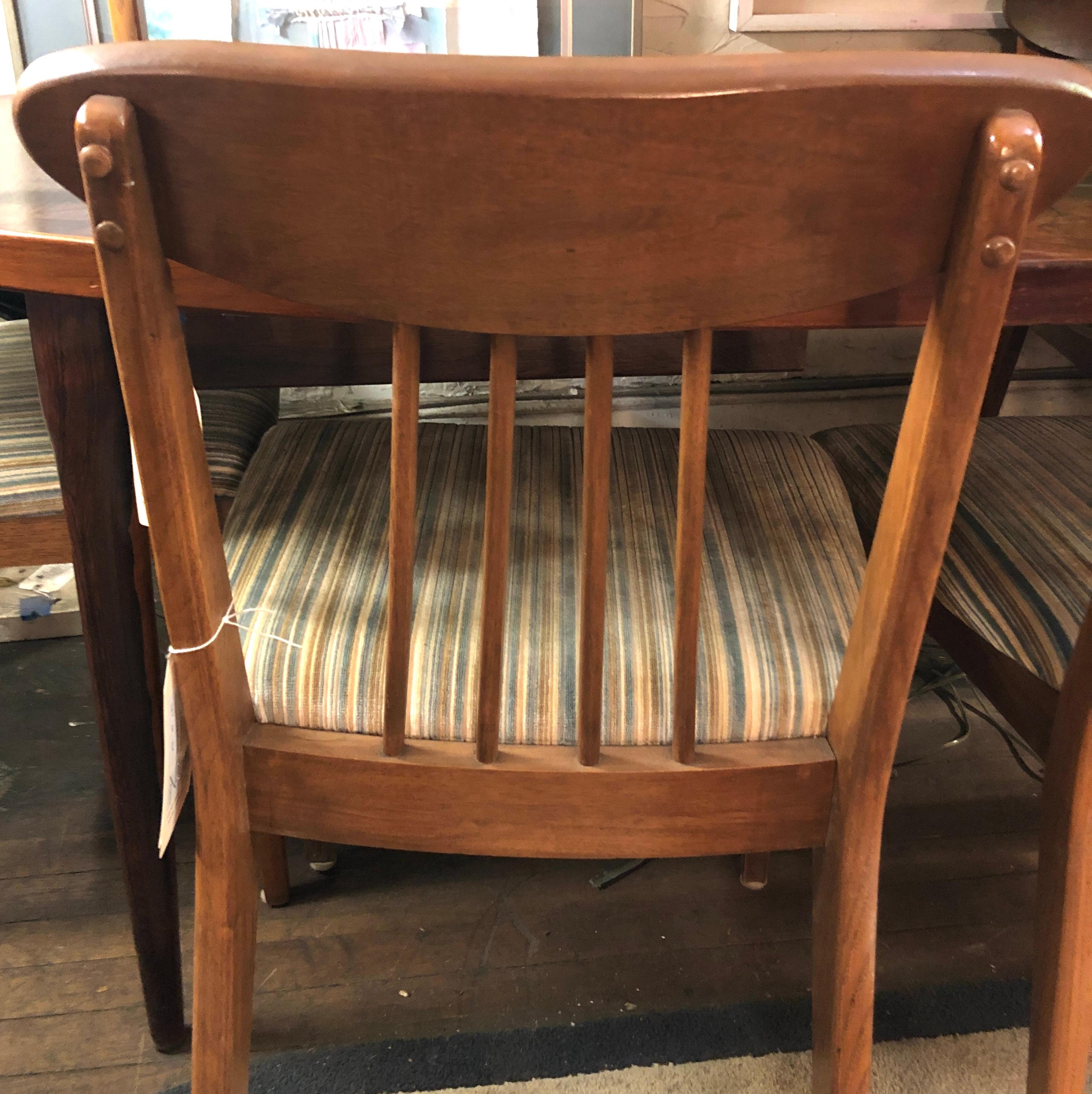 Late 20th Century Mid-Century Dining Chairs by Heritage-Henredon For Sale