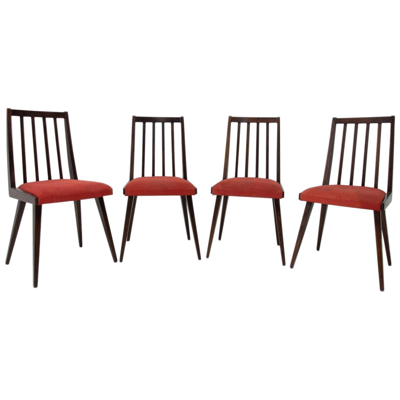 Midcentury Dining Chairs by Jiří Jiroutek for Interiér Praha, 1960s For Sale