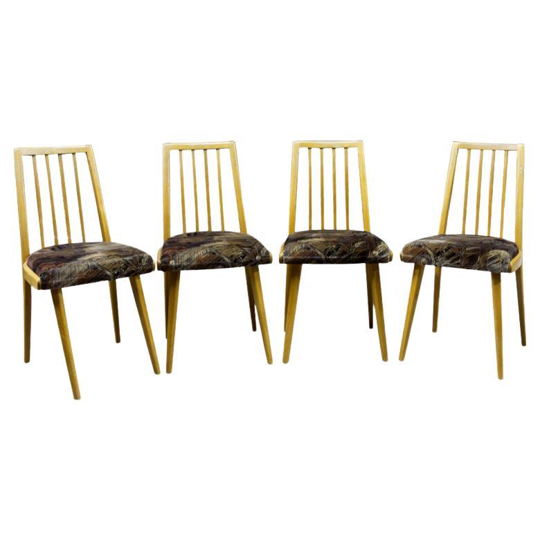 Mid Century Dining Chairs by Jiří Jiroutek for Interiér Praha, 1960´s For Sale