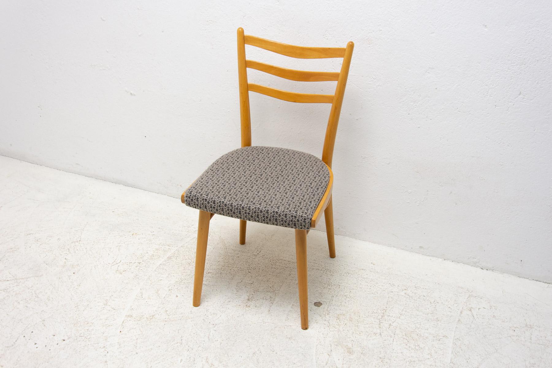 Mid-Century Dining Chairs by Jitona, 1960s, Set of 4 For Sale 3