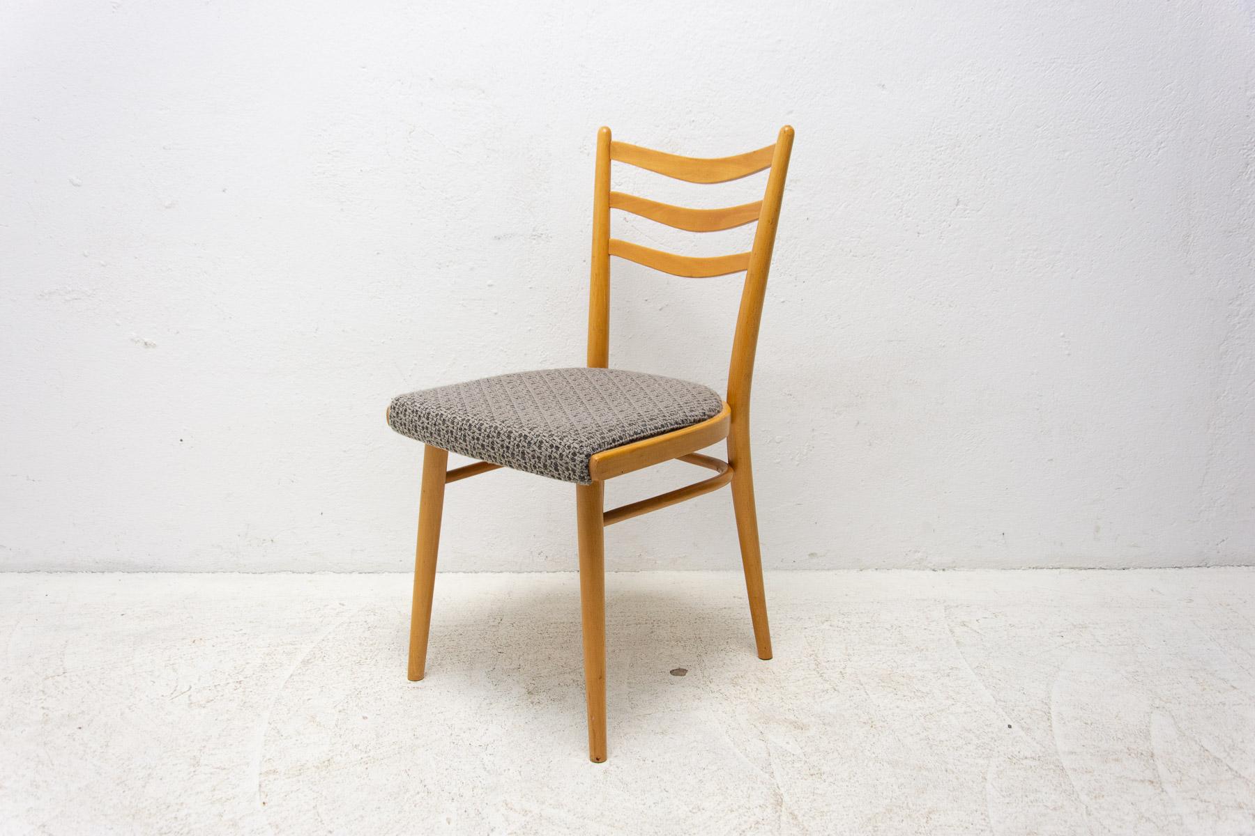 Mid-Century Dining Chairs by Jitona, 1960s, Set of 4 For Sale 4