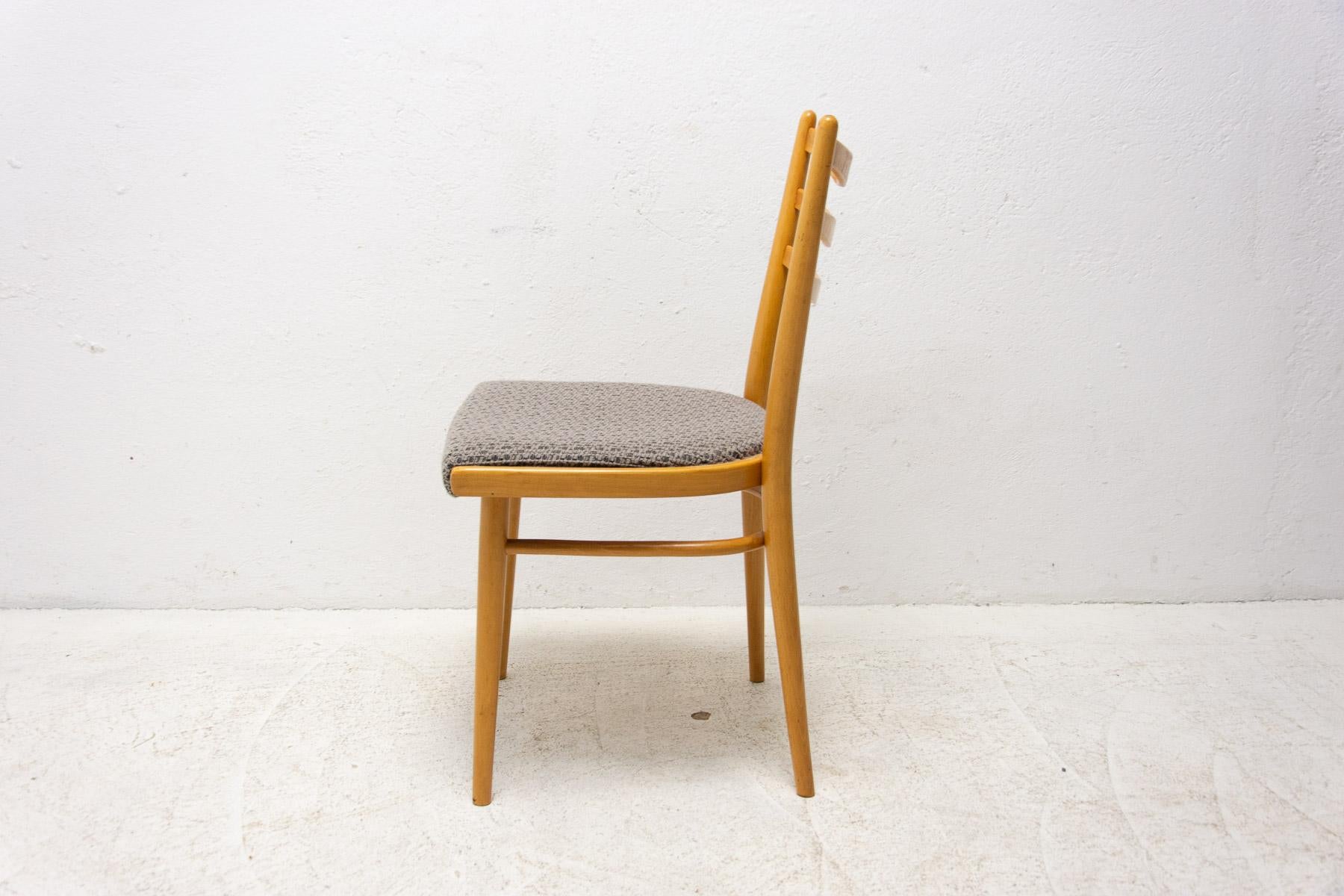 Mid-Century Dining Chairs by Jitona, 1960s, Set of 4 For Sale 7