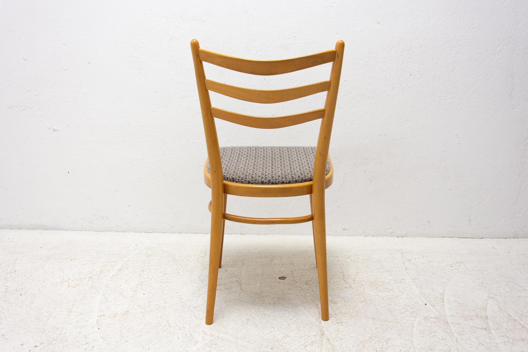 Mid-Century Dining Chairs by Jitona, 1960s, Set of 4 For Sale 8
