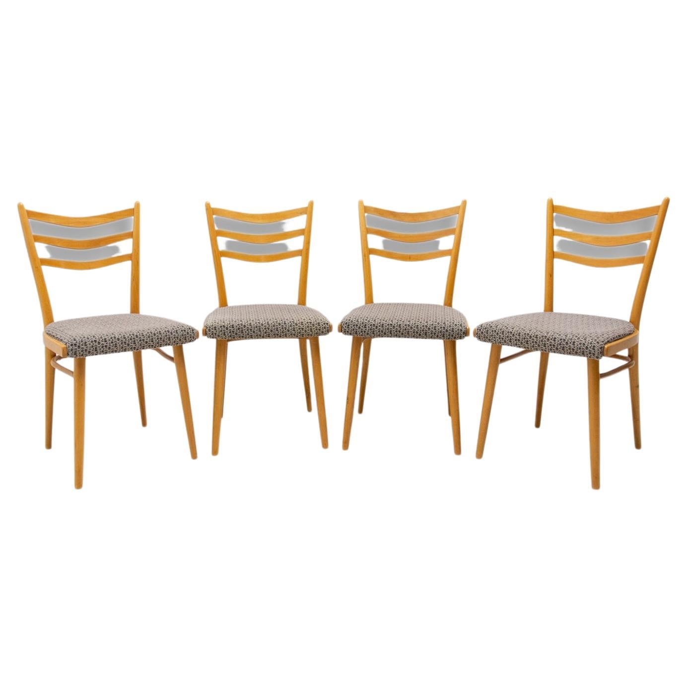 Mid-Century Dining Chairs by Jitona, 1960s, Set of 4