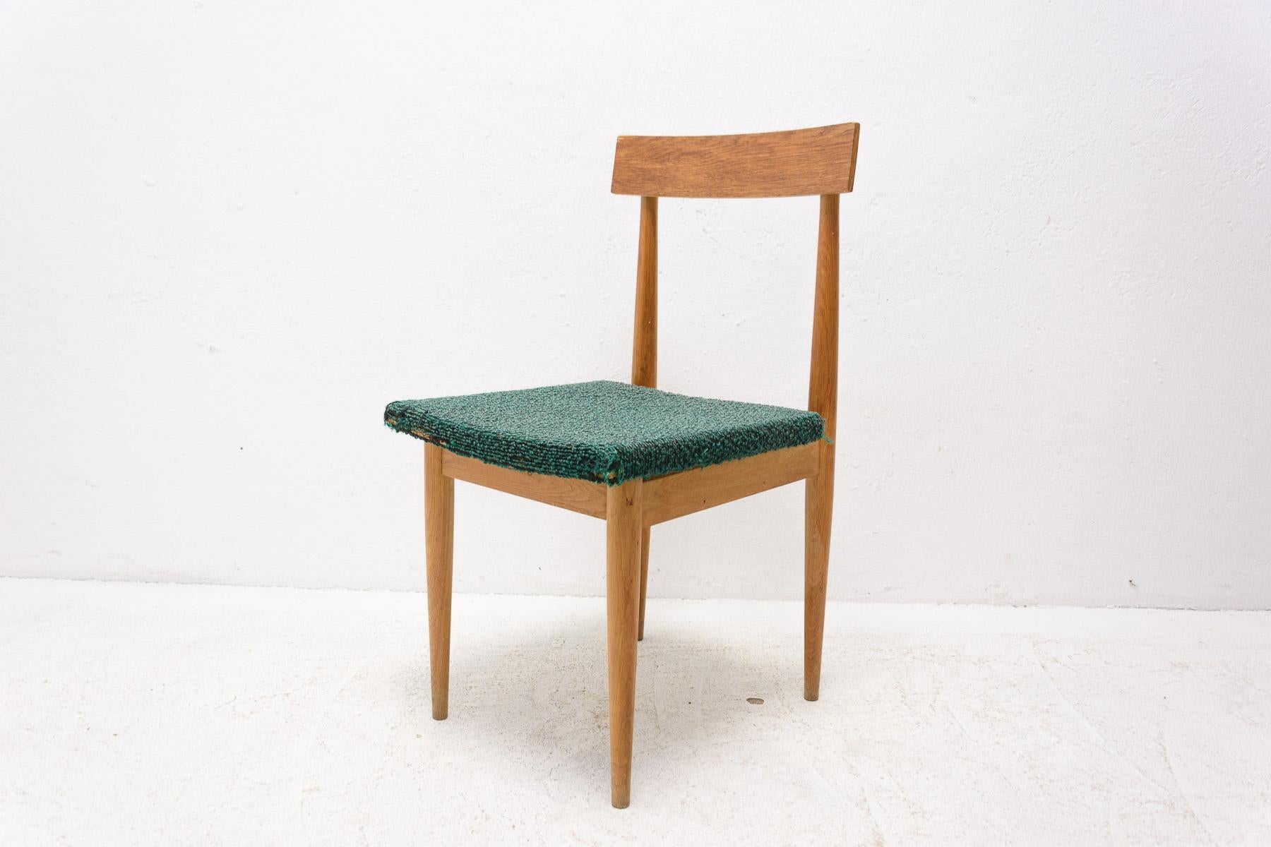 Mid Century Dining Chairs by Jitona, Czechoslovakia, 1970's, Set of 3 For Sale 5