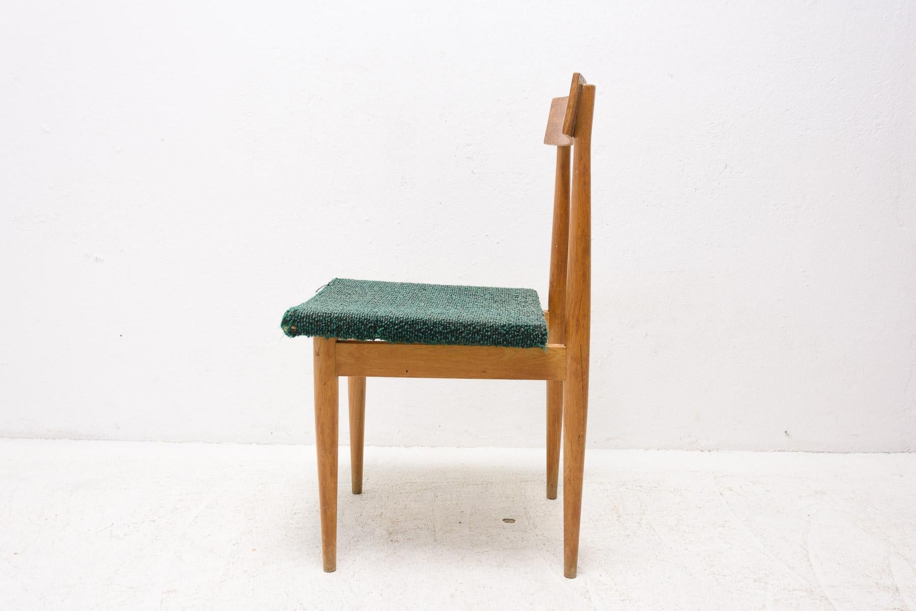 Mid Century Dining Chairs by Jitona, Czechoslovakia, 1970's, Set of 3 For Sale 7