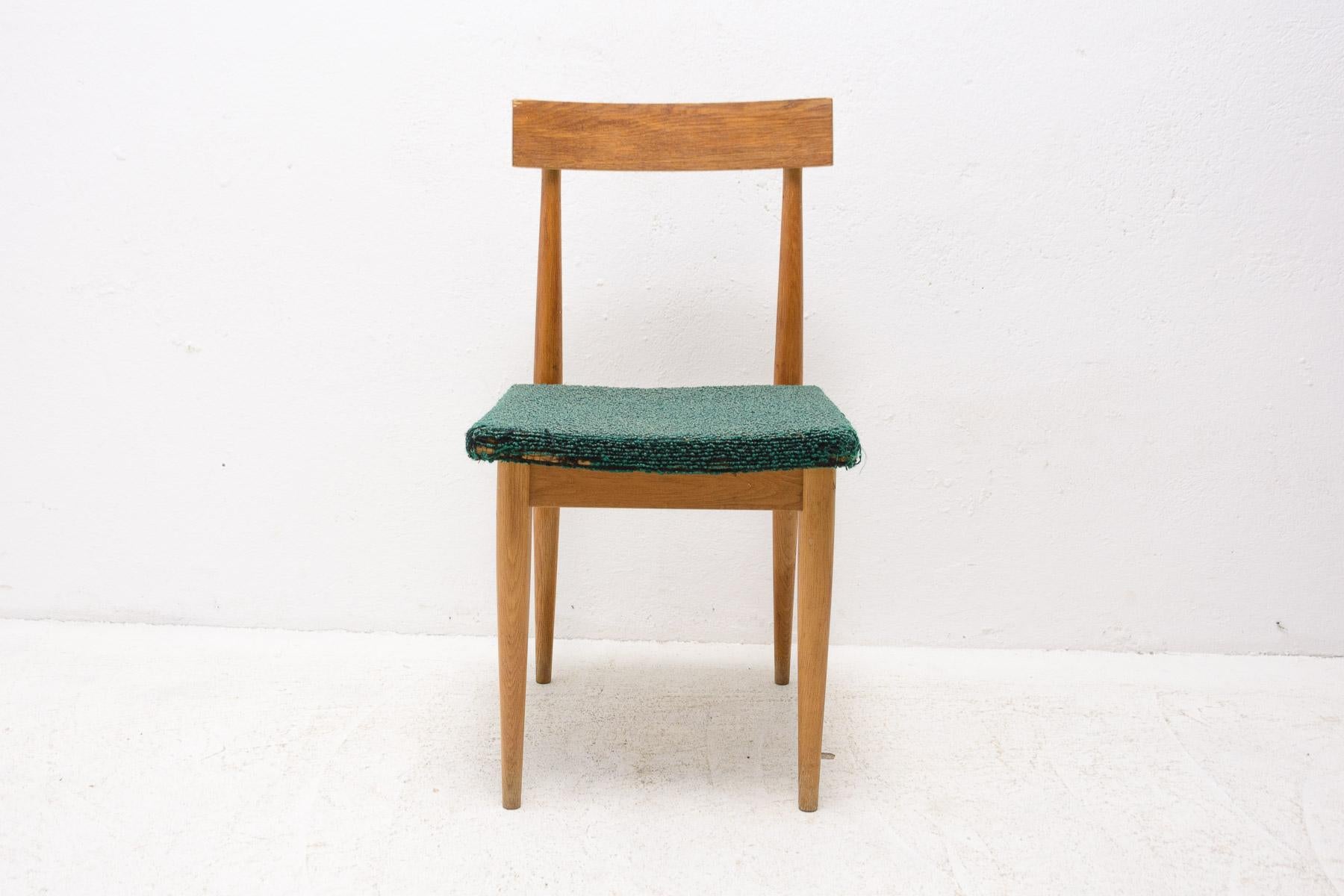 Mid Century Dining Chairs by Jitona, Czechoslovakia, 1970's, Set of 3 For Sale 1