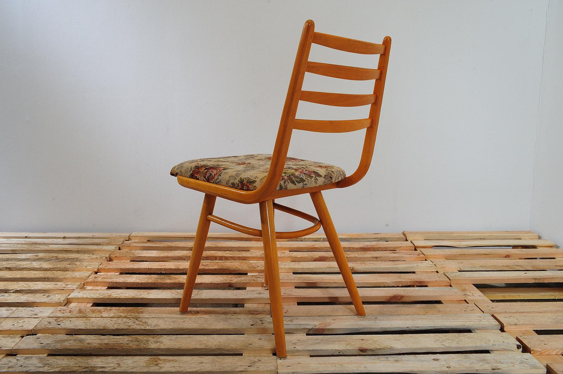  Mid century dining chairs by Jitona, Czechoslovakia, 1970´s, set of 4 5