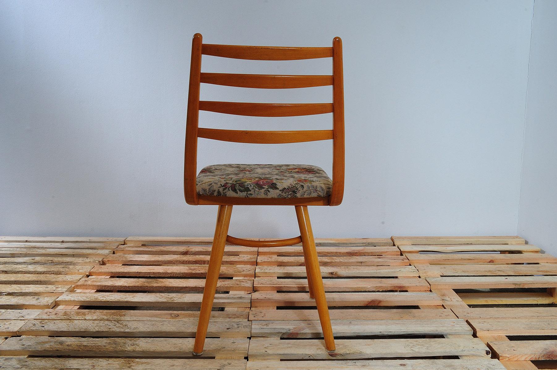  Mid century dining chairs by Jitona, Czechoslovakia, 1970´s, set of 4 7