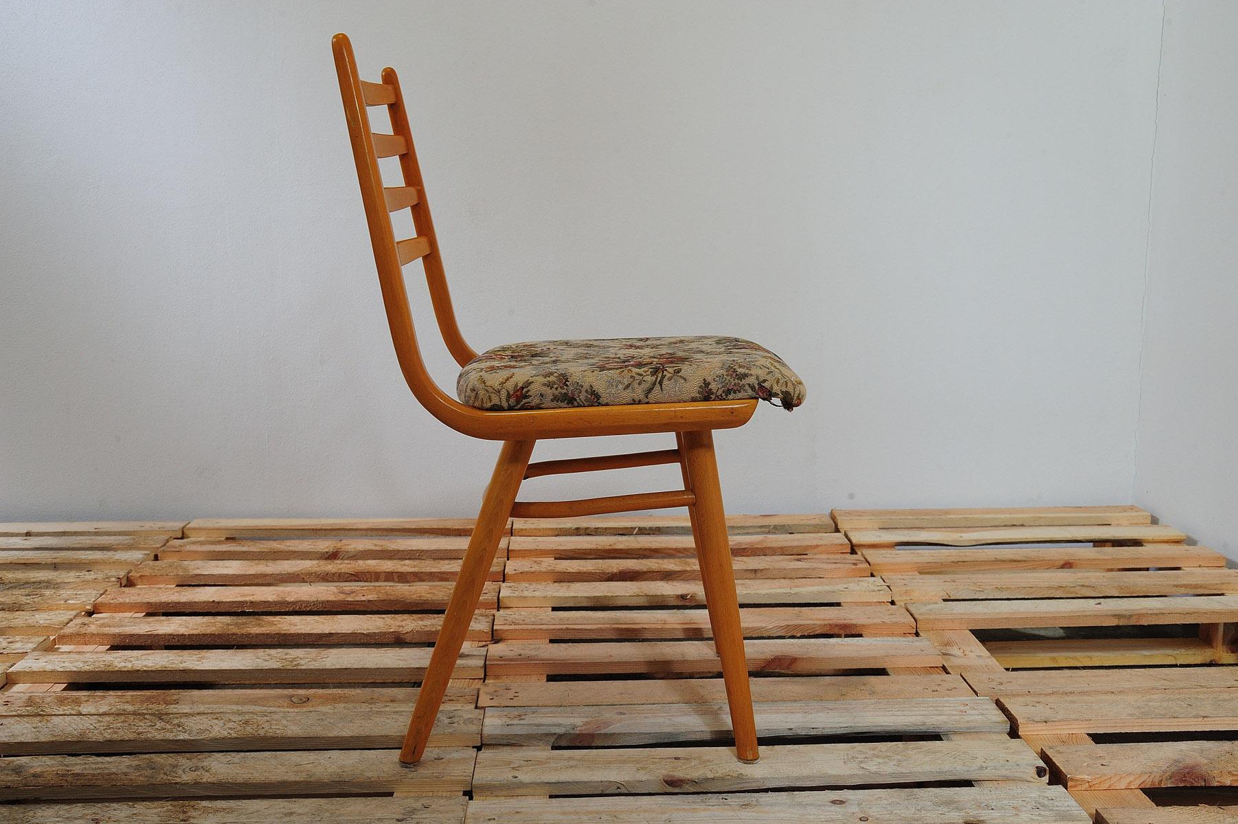  Mid century dining chairs by Jitona, Czechoslovakia, 1970´s, set of 4 11